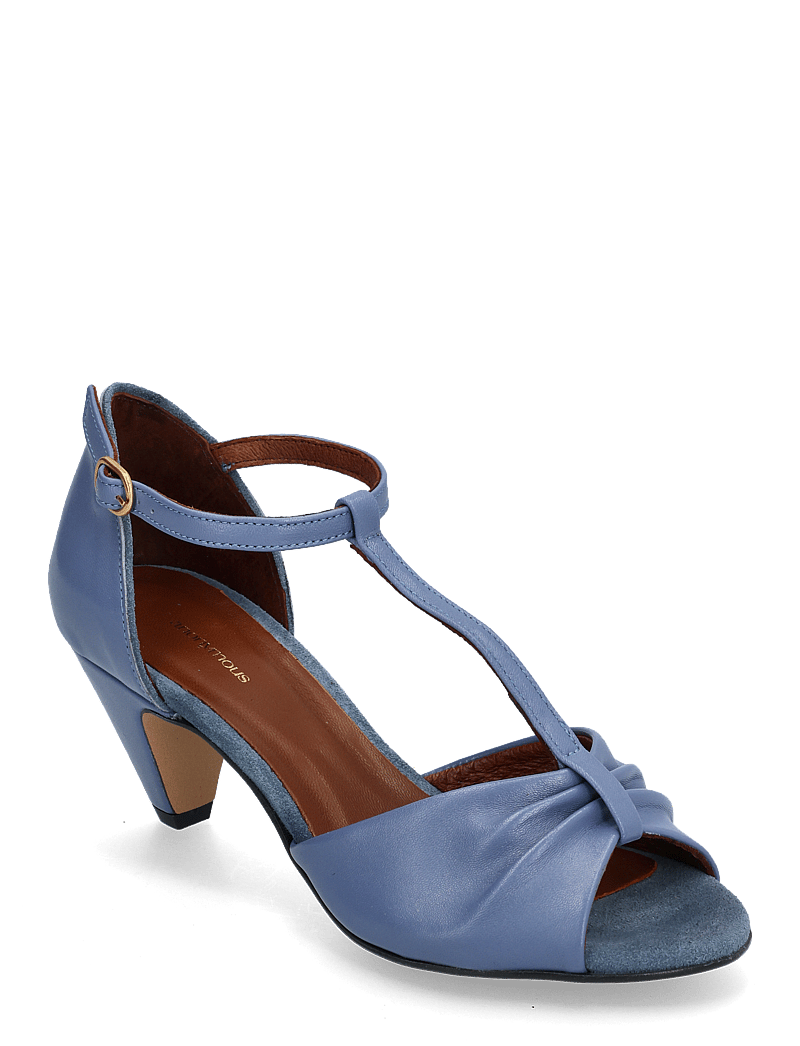 Anonymous Copenhagen - Linette 50 - sandaler med hæl - shiny lamb denim blue - 0