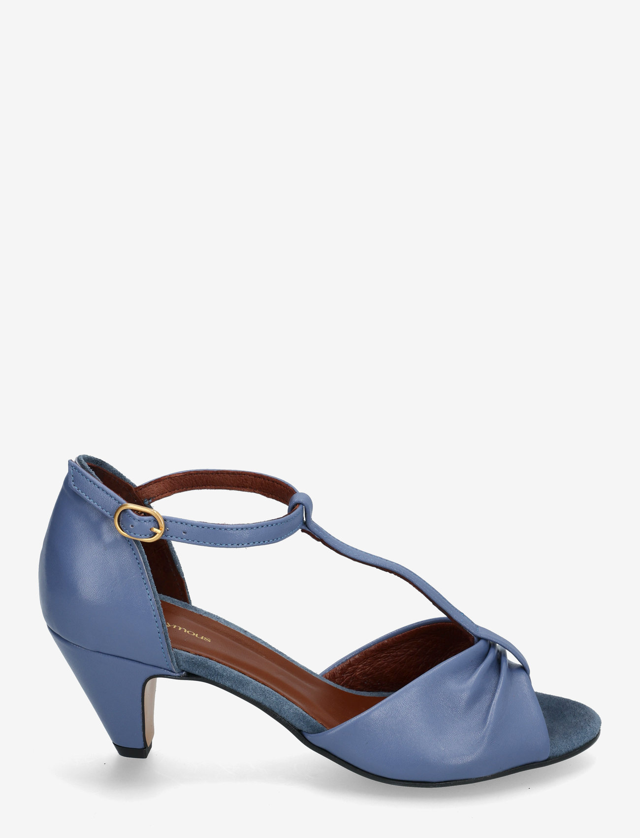 Anonymous Copenhagen - Linette 50 - sandaler med hæl - shiny lamb denim blue - 1