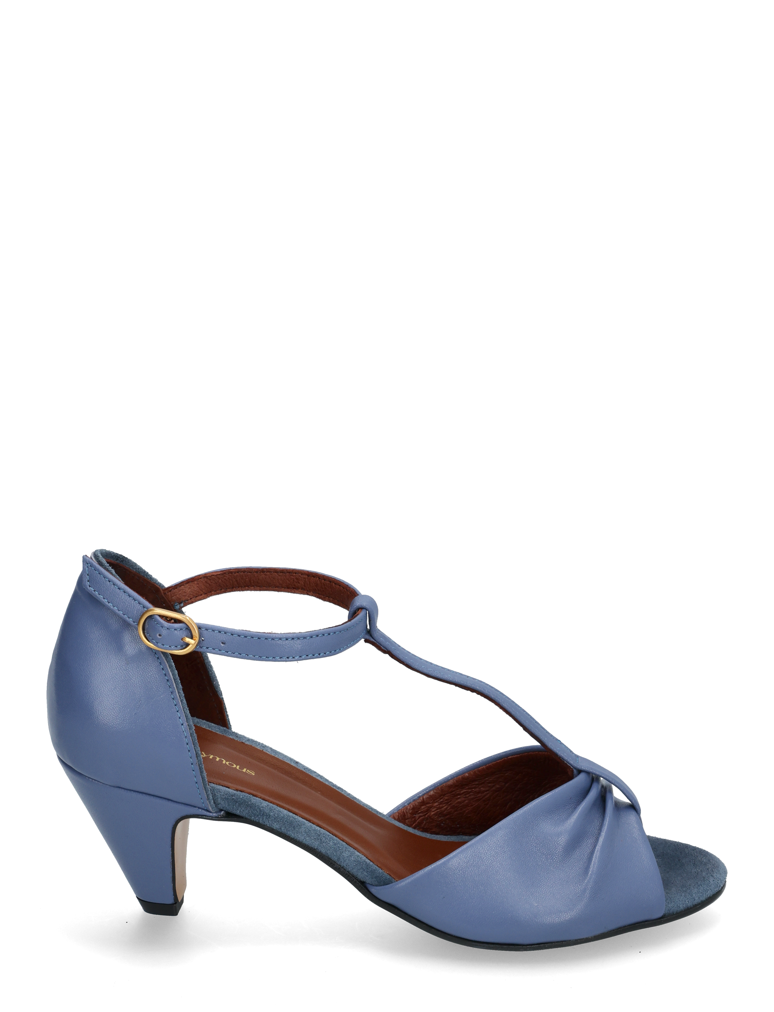 Anonymous Copenhagen - Linette 50 - sandaler med hæl - shiny lamb denim blue - 1