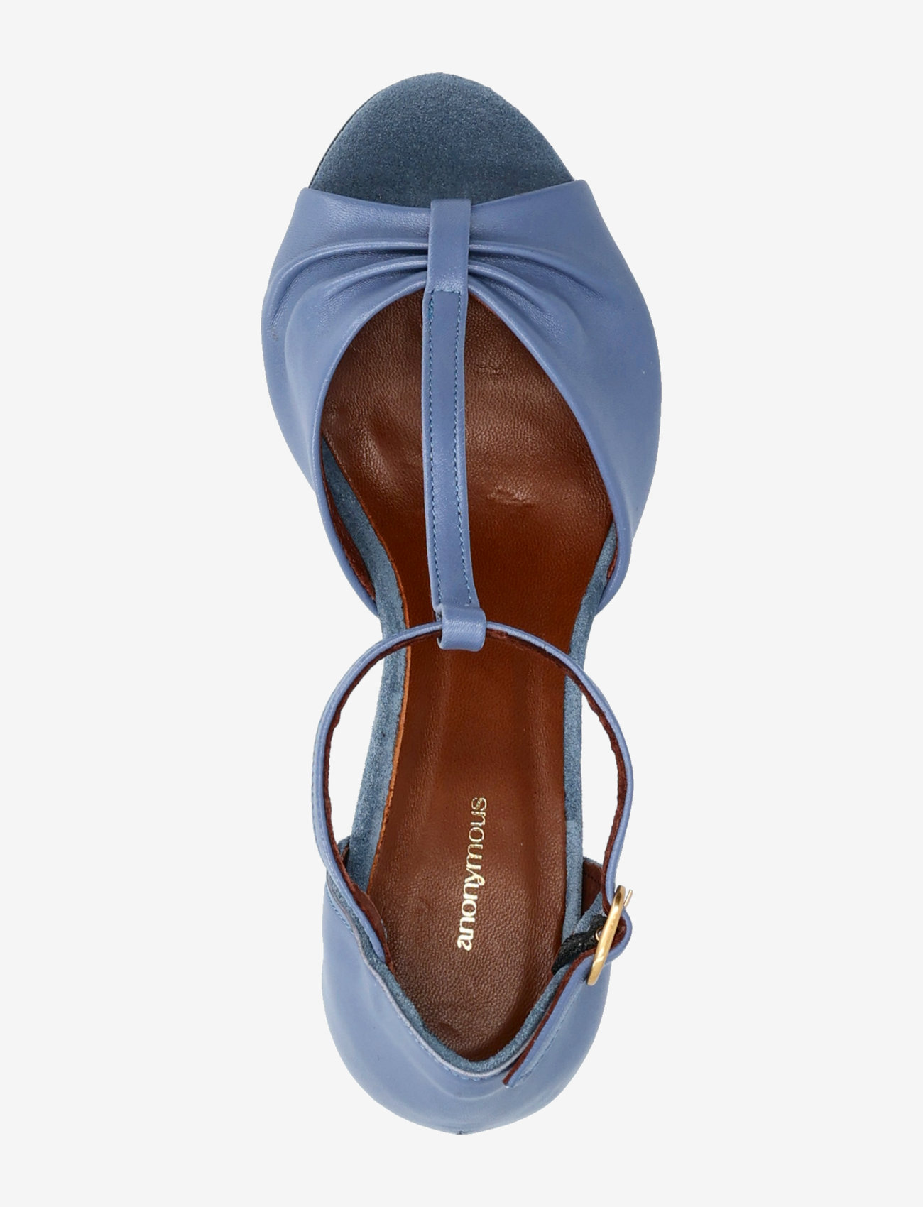 Anonymous Copenhagen - Linette 50 - sandaler med hæl - shiny lamb denim blue - 3