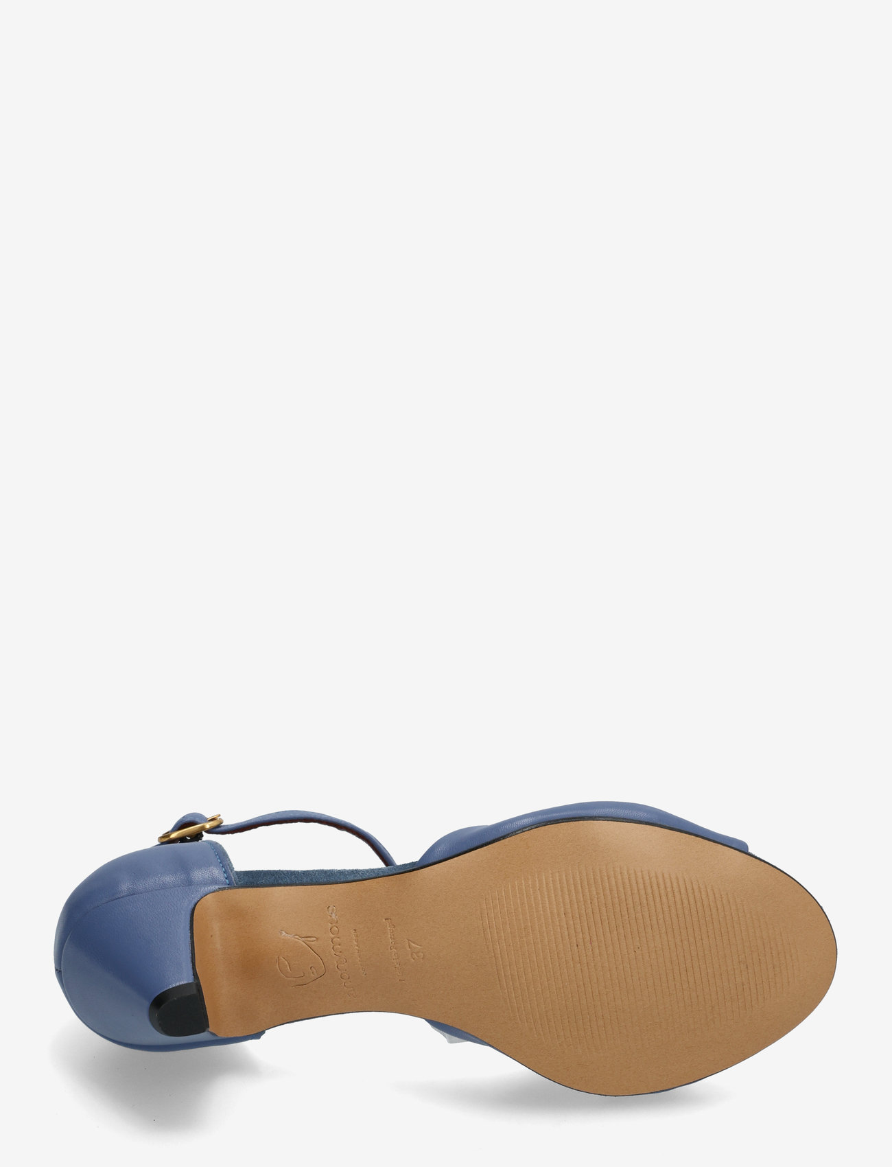 Anonymous Copenhagen - Linette 50 - sandaler med hæl - shiny lamb denim blue - 4