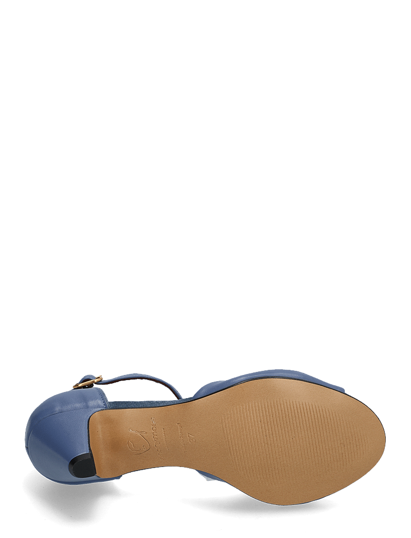 Anonymous Copenhagen - Linette 50 - sandaler med hæl - shiny lamb denim blue - 4