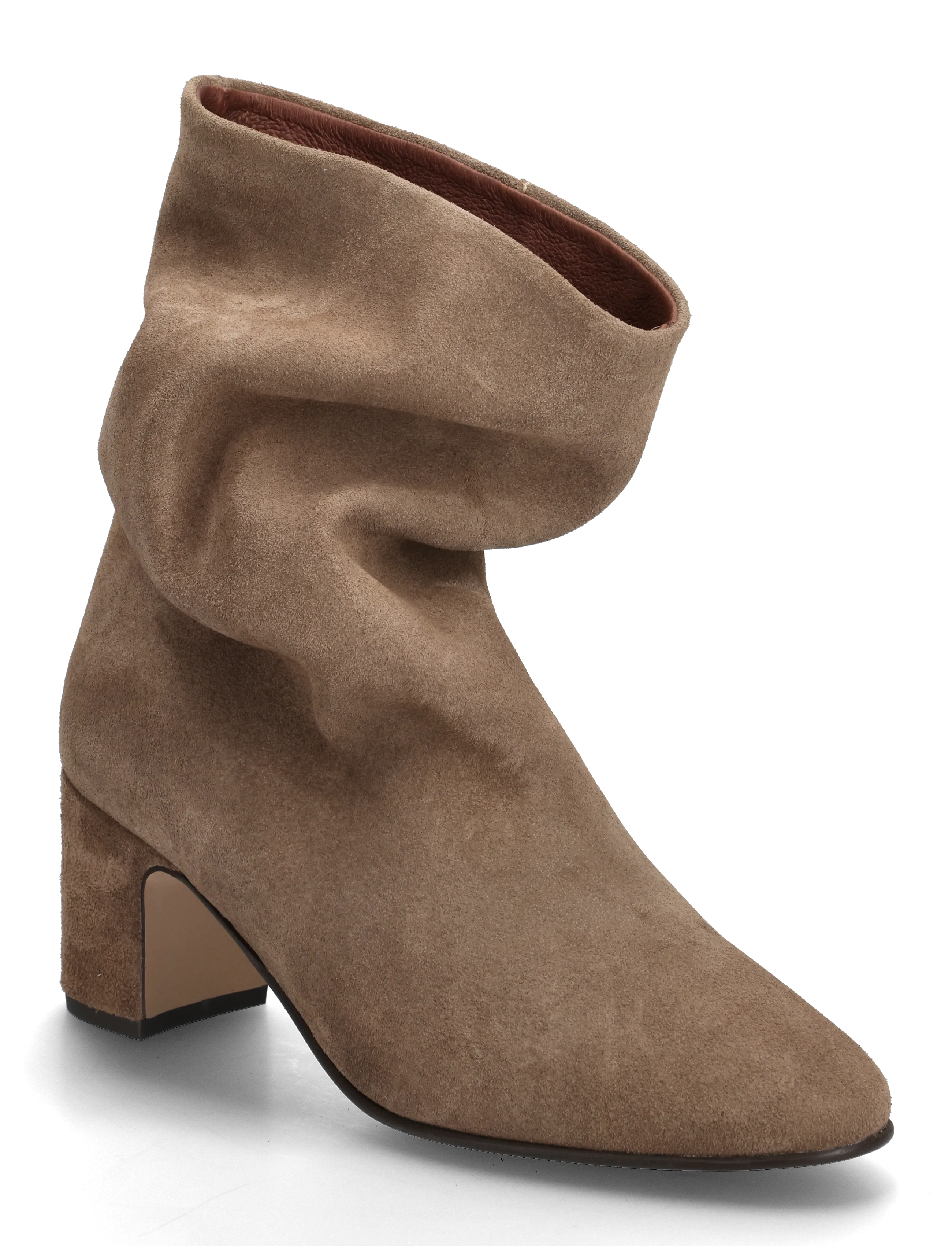 Anonymous Copenhagen Lully 55 - Kõrge konts - CALF SUEDE DARK TAUPE / beige