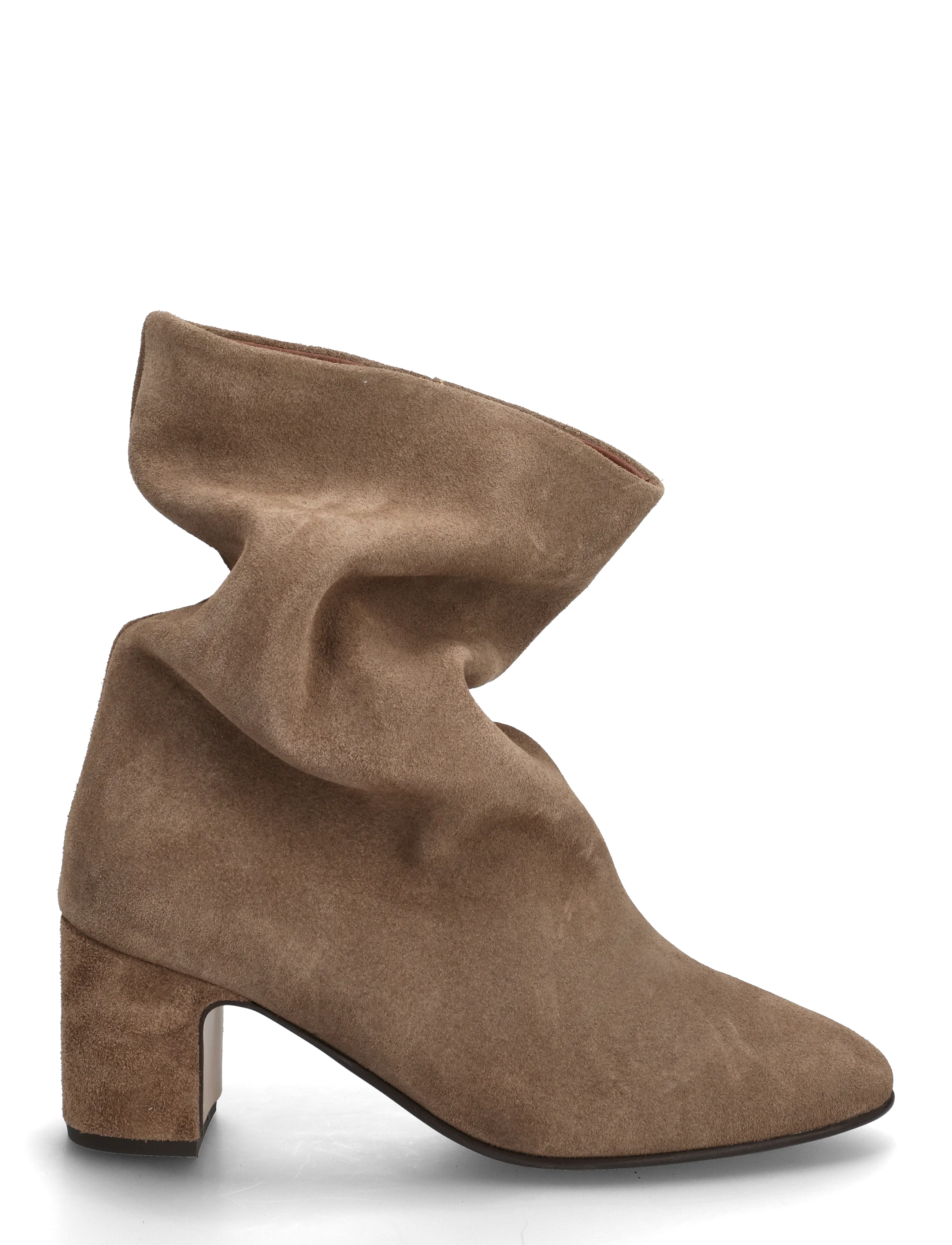Anonymous Copenhagen - Lully 55 - høj hæl - calf suede dark taupe - 1