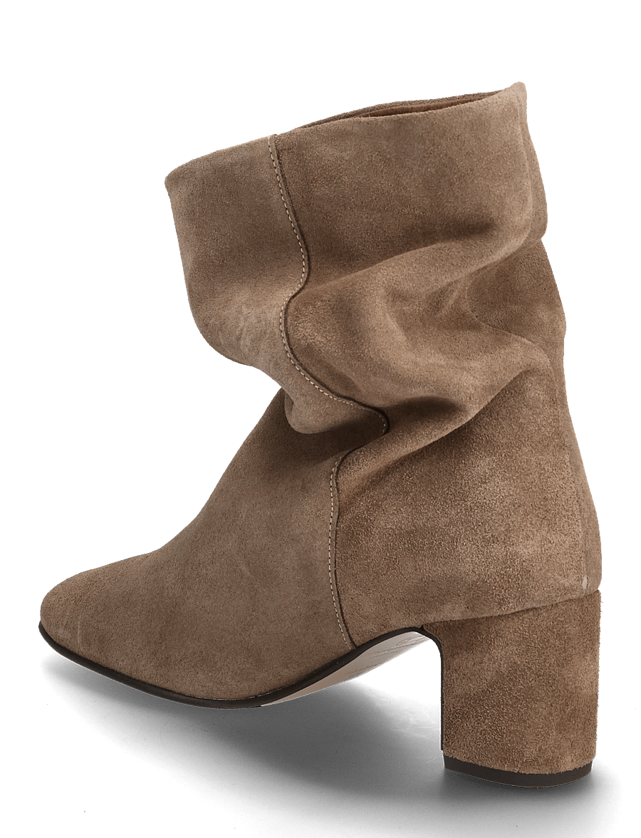 Anonymous Copenhagen - Lully 55 - Öklastígvél með hæl - calf suede dark taupe - 2