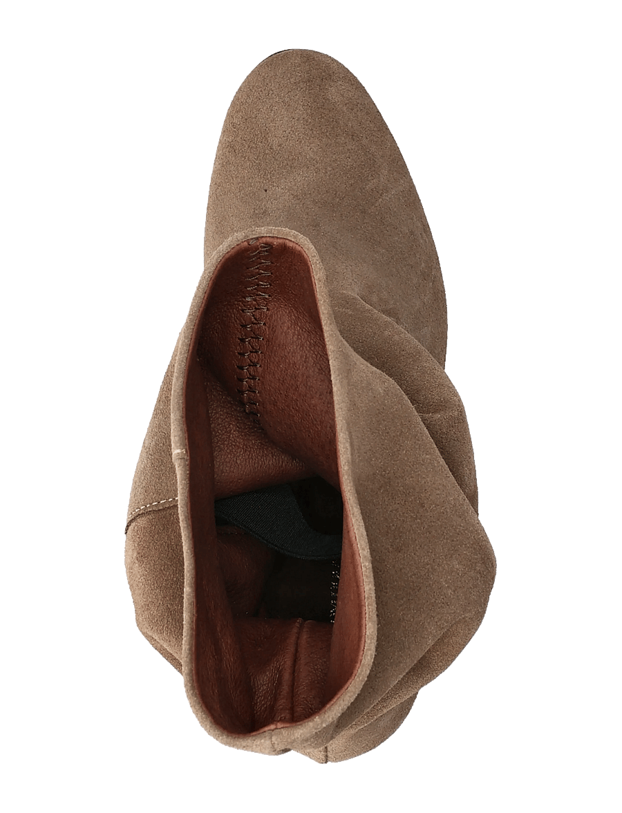 Anonymous Copenhagen - Lully 55 - Öklastígvél með hæl - calf suede dark taupe - 3