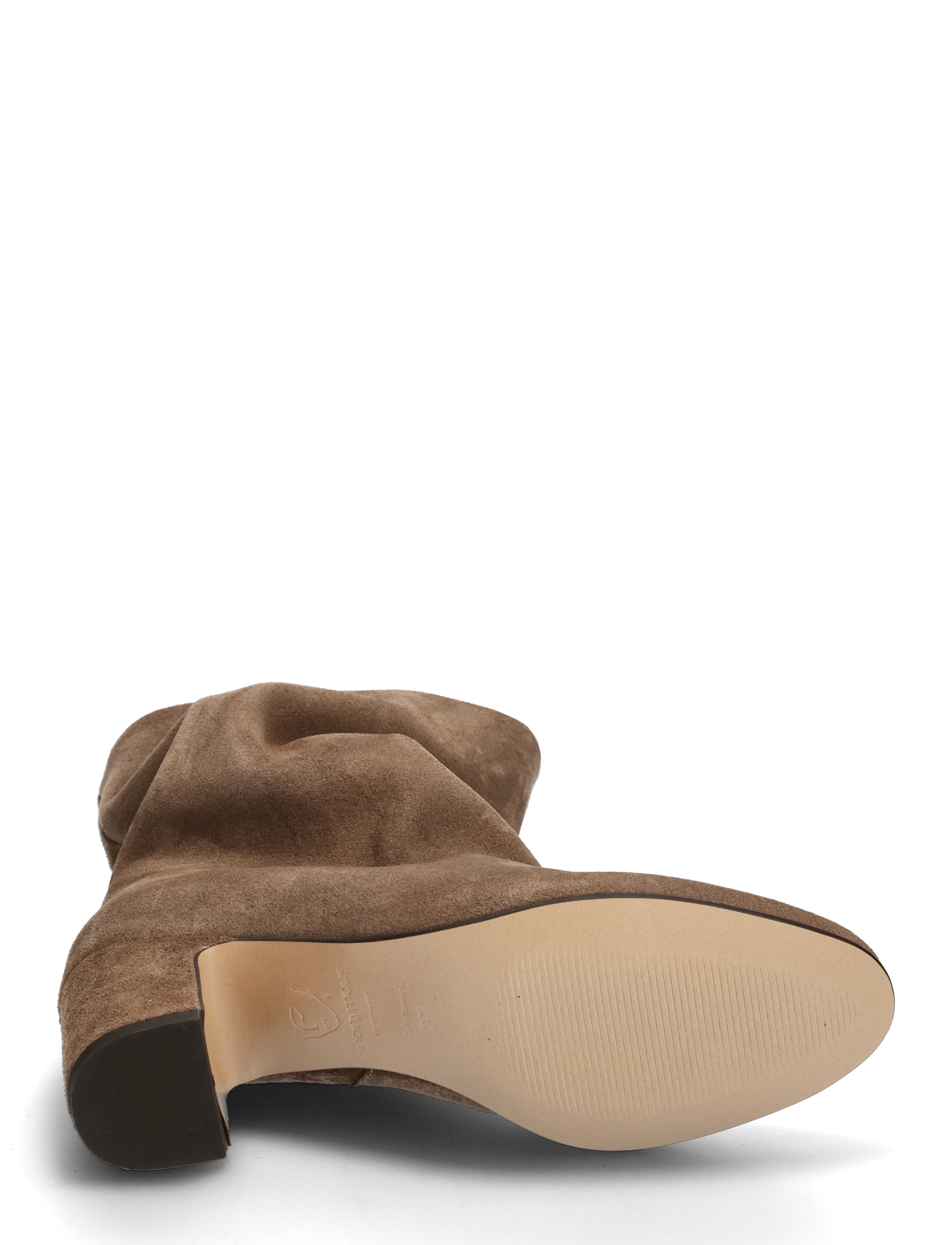 Anonymous Copenhagen - Lully 55 - høj hæl - calf suede dark taupe - 4