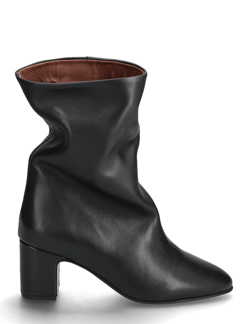 Anonymous Copenhagen - Lully 55 - enkellaarsjes met hak - soft calf black - 1