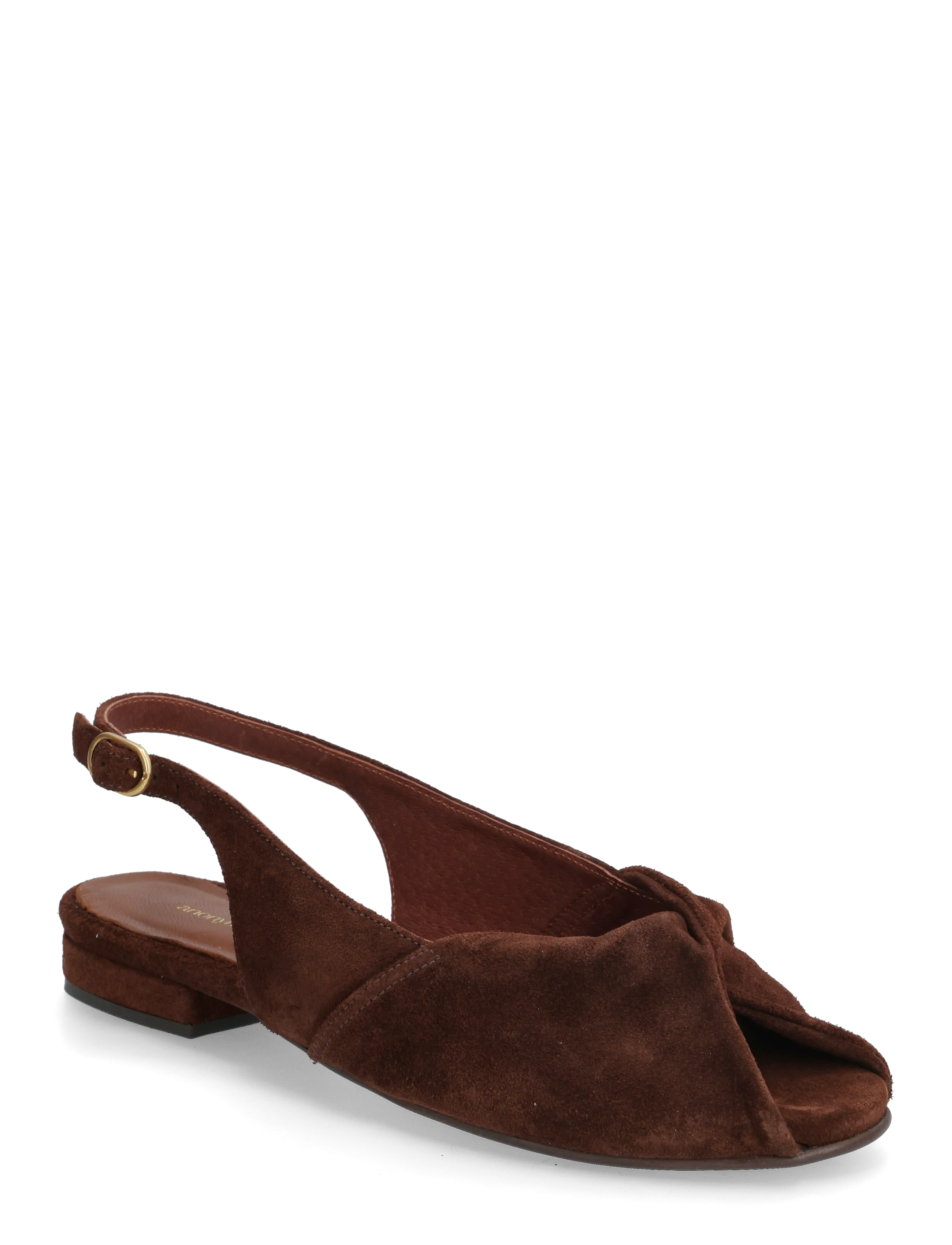 Anonymous Copenhagen Magda 20 - Slingbacks - CALF SUEDE CHOCOLATE / brown