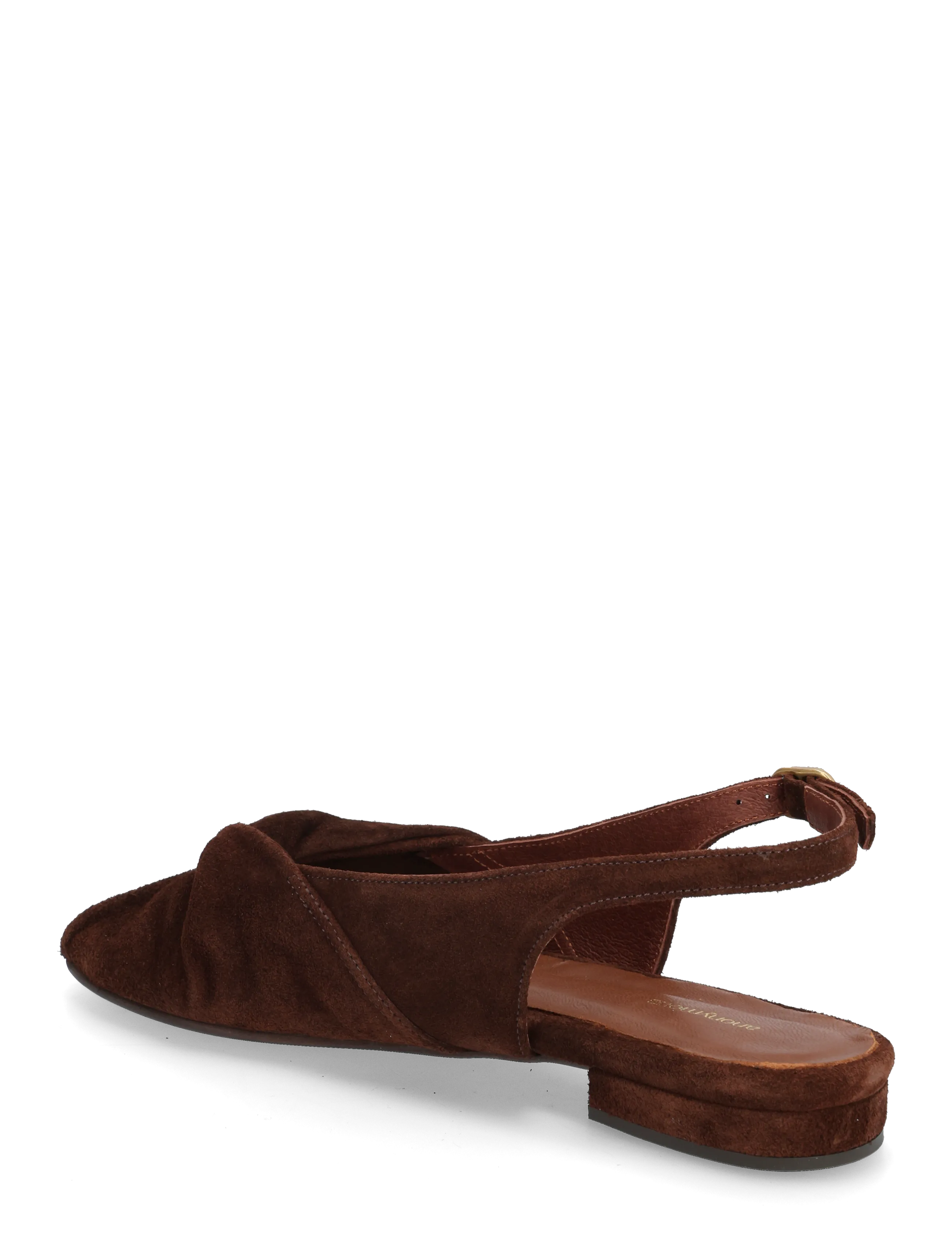Anonymous Copenhagen - Magda 20 - flatir sandalar - calf suede chocolate - 2