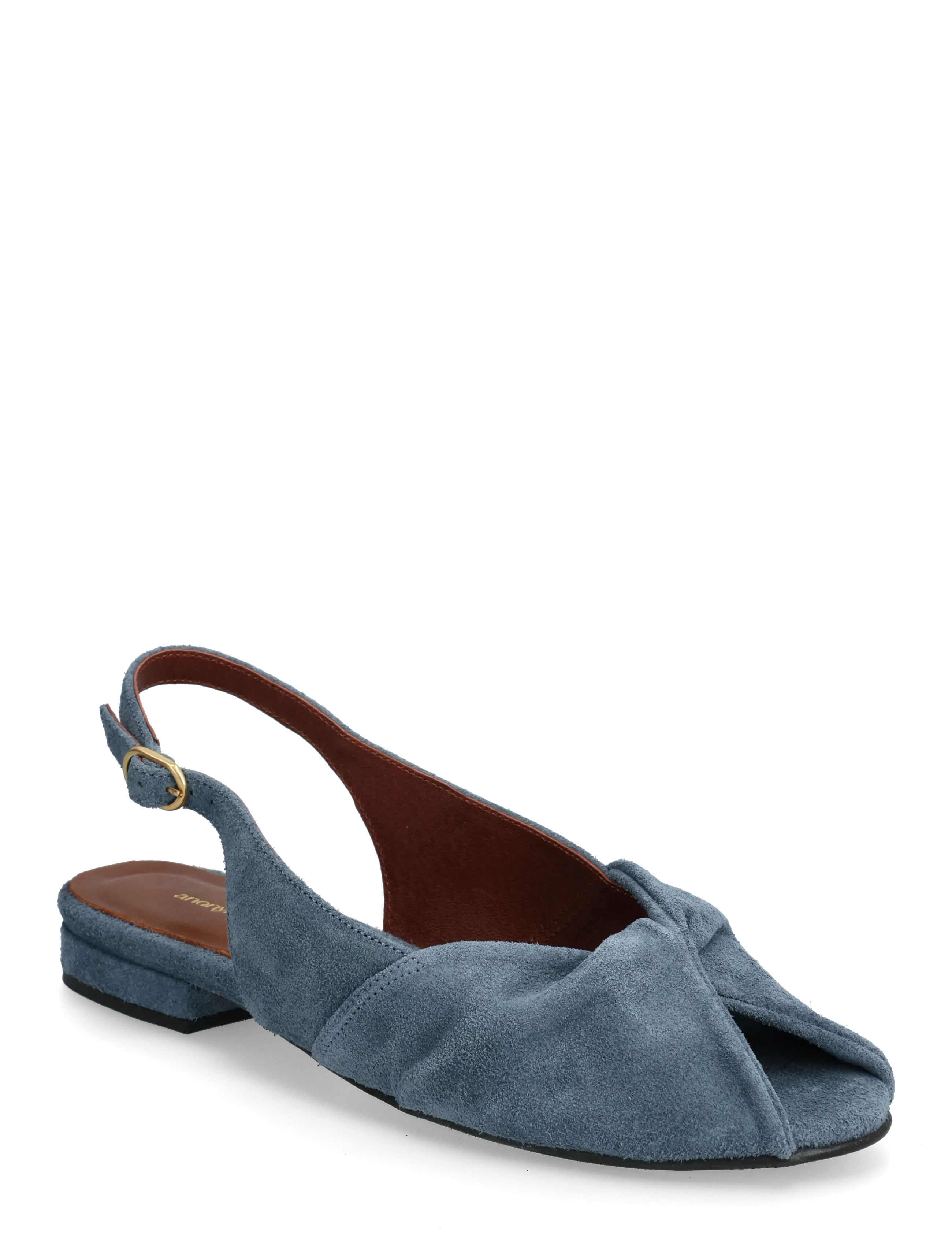 CALF SUEDE DENIM BLUE