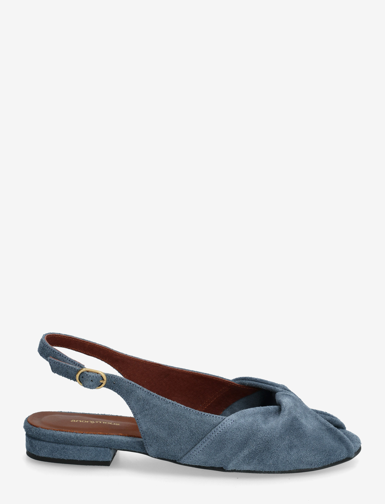 Anonymous Copenhagen - Magda 20 - kontsata sandaalid - calf suede denim blue - 1