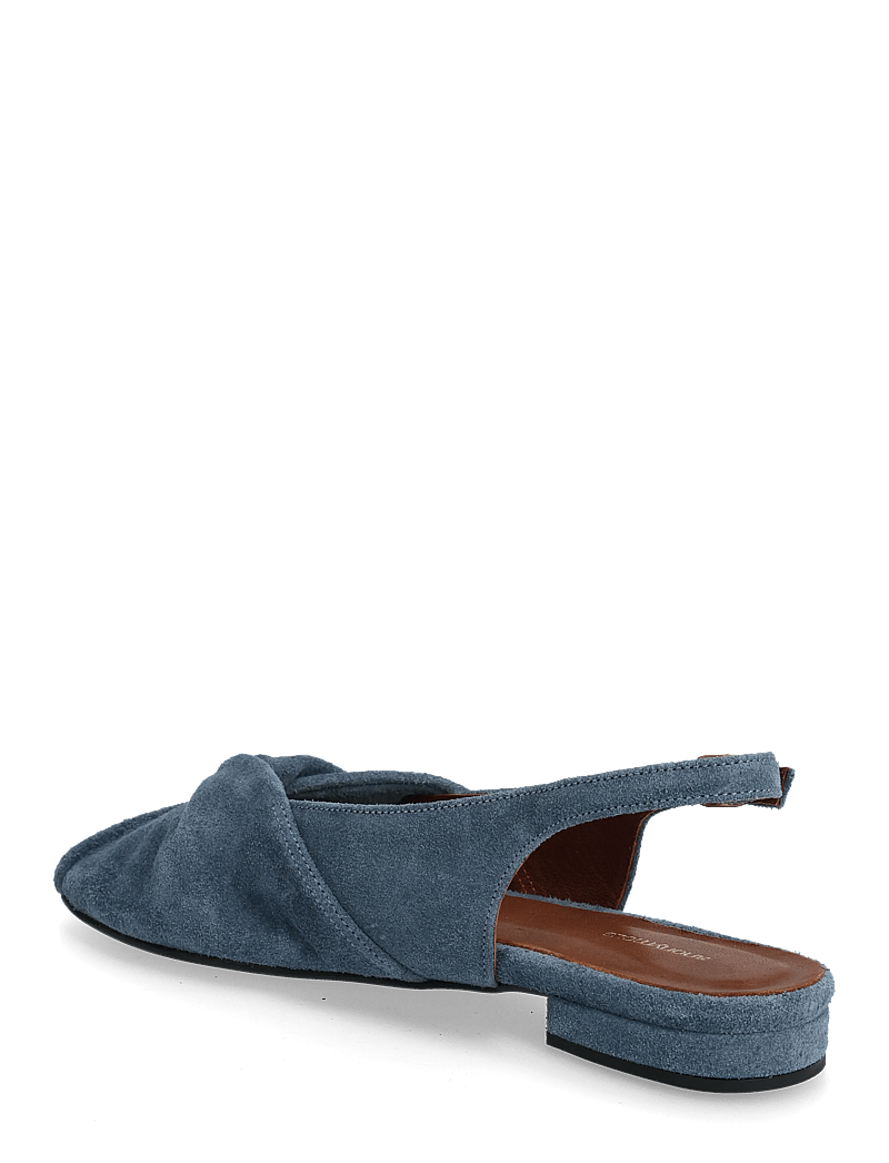 Anonymous Copenhagen - Magda 20 - kontsata sandaalid - calf suede denim blue - 2