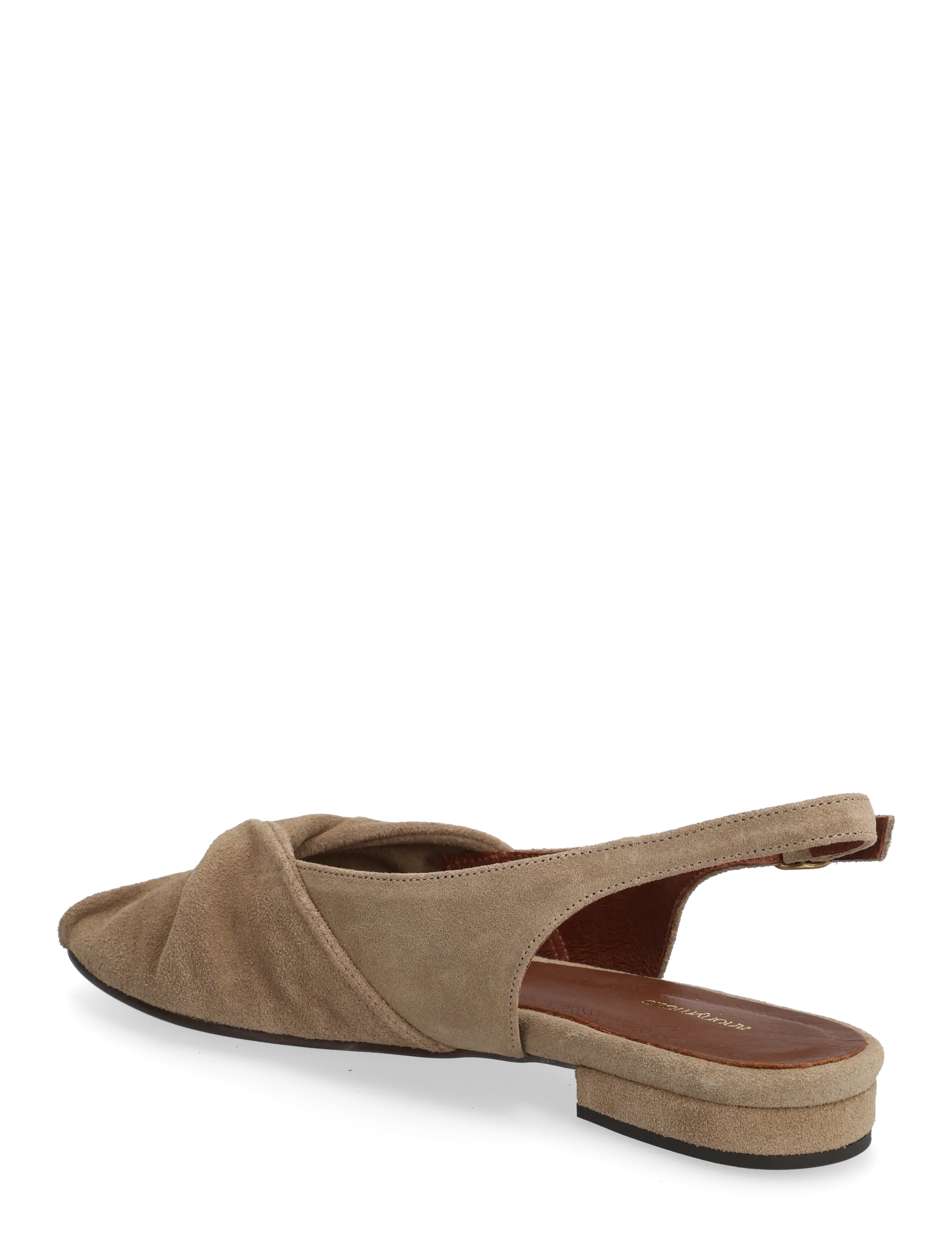 Anonymous Copenhagen - Magda 20 - flache sandalen - calf suede mushroom - 2