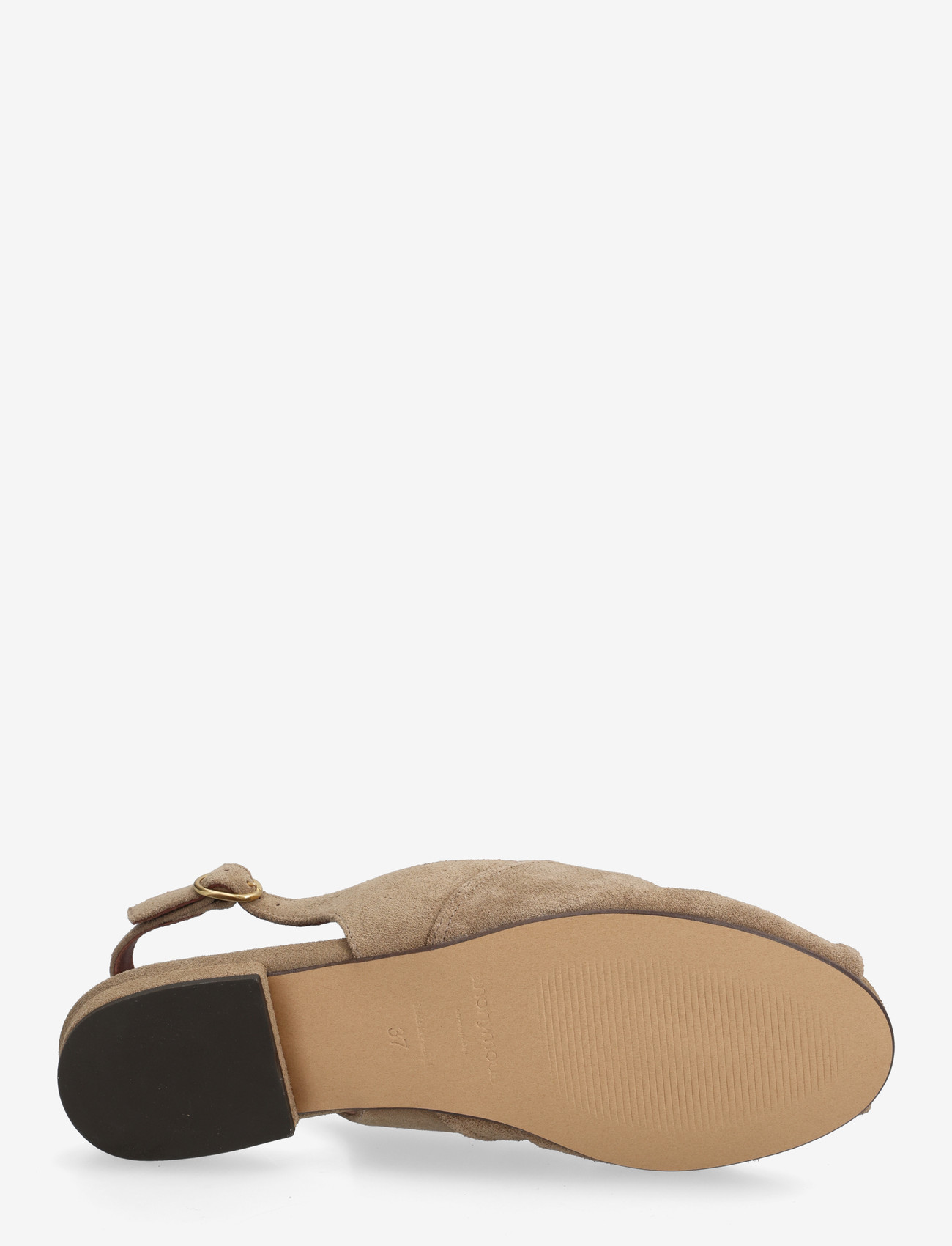 Anonymous Copenhagen - Magda 20 - platta sandaler - calf suede mushroom - 4