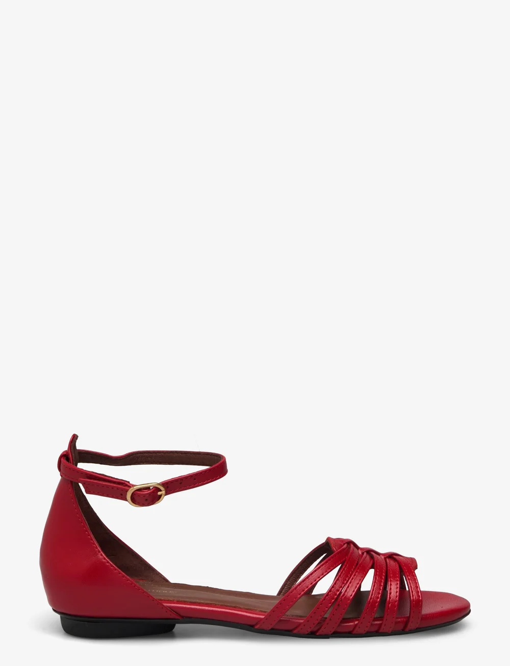 Anonymous Copenhagen - Mareike 10 - flache sandalen - shiny lamb ruby red - 1
