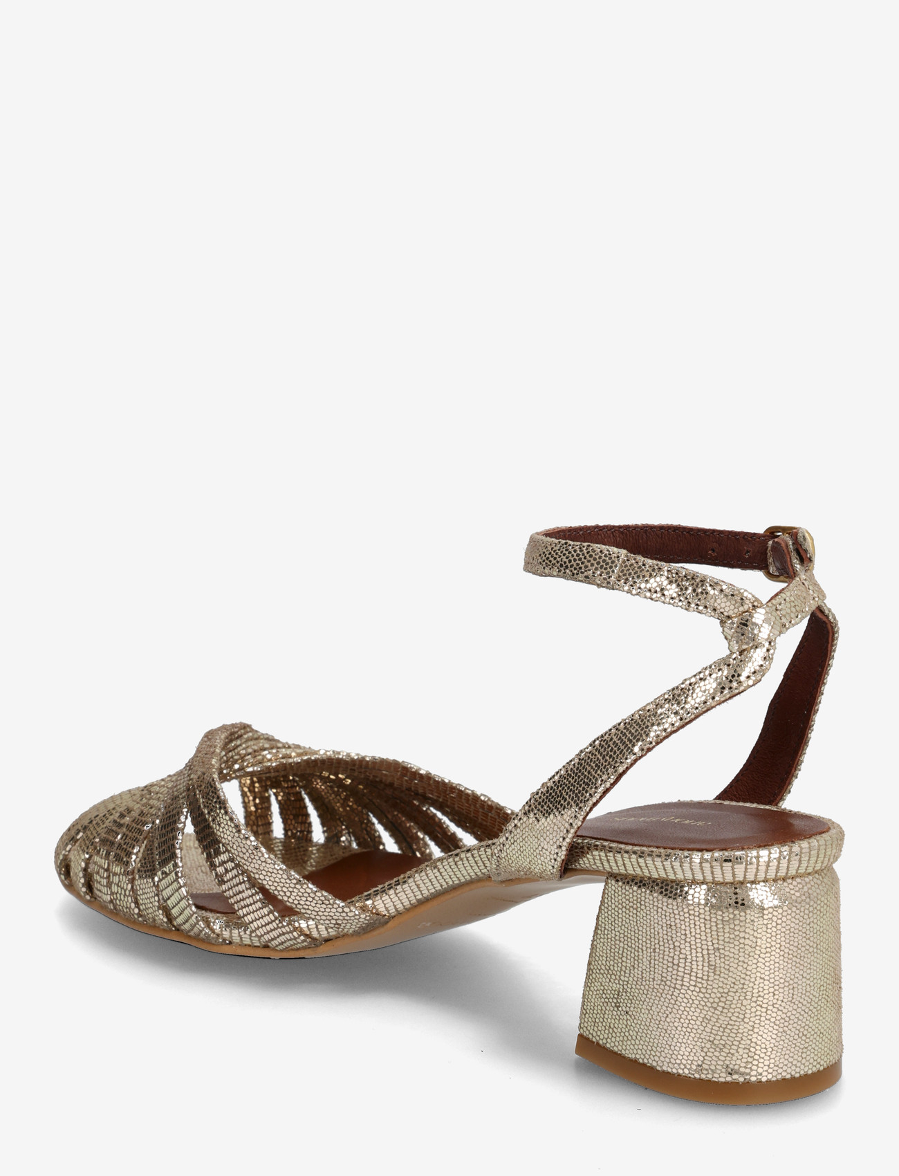 Anonymous Copenhagen - Margriet - sandaletten - lizard metallic goat vintage champagne - 2