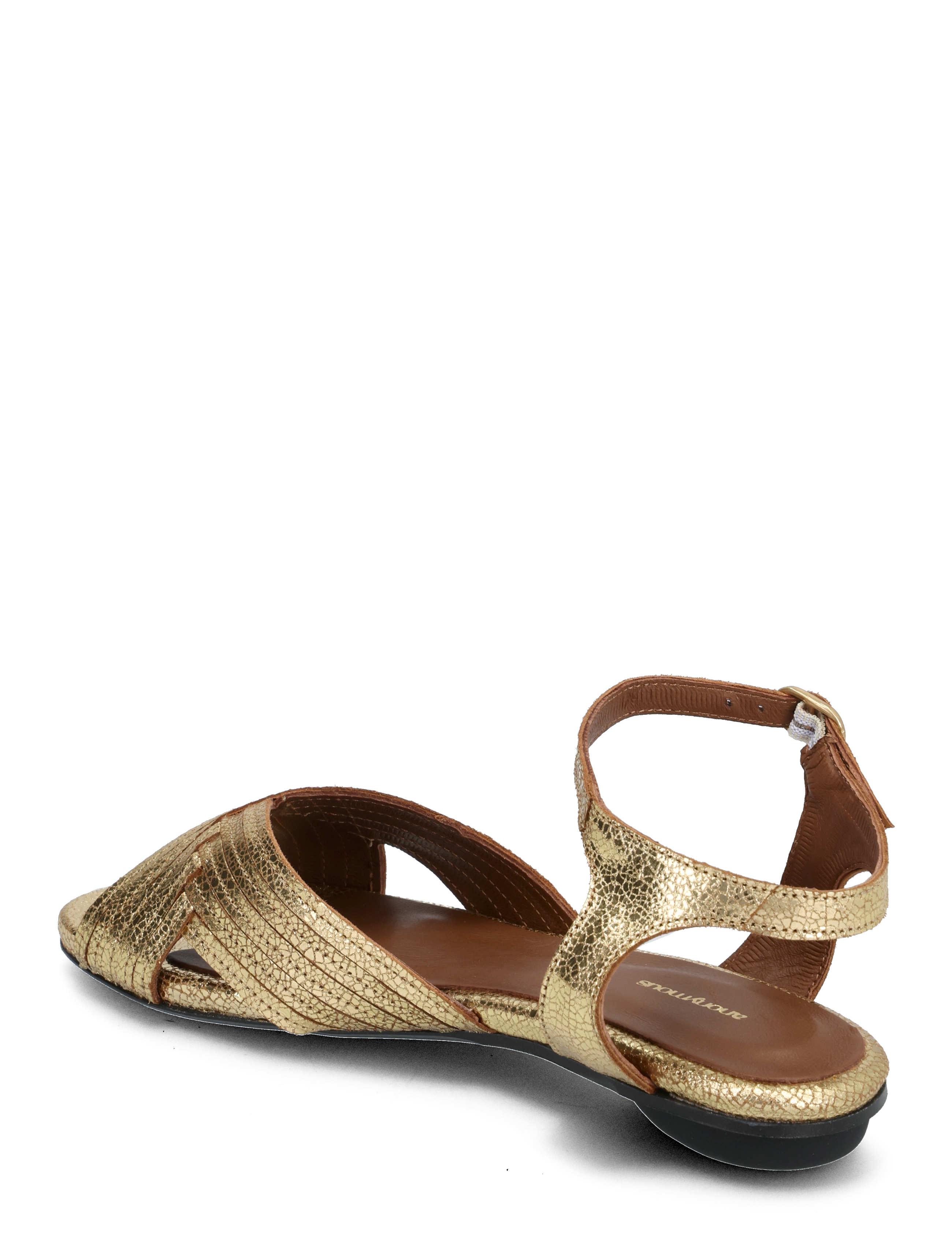 Anonymous Copenhagen - Niabi 10 - flache sandalen - crackled metallic goat gold - 2