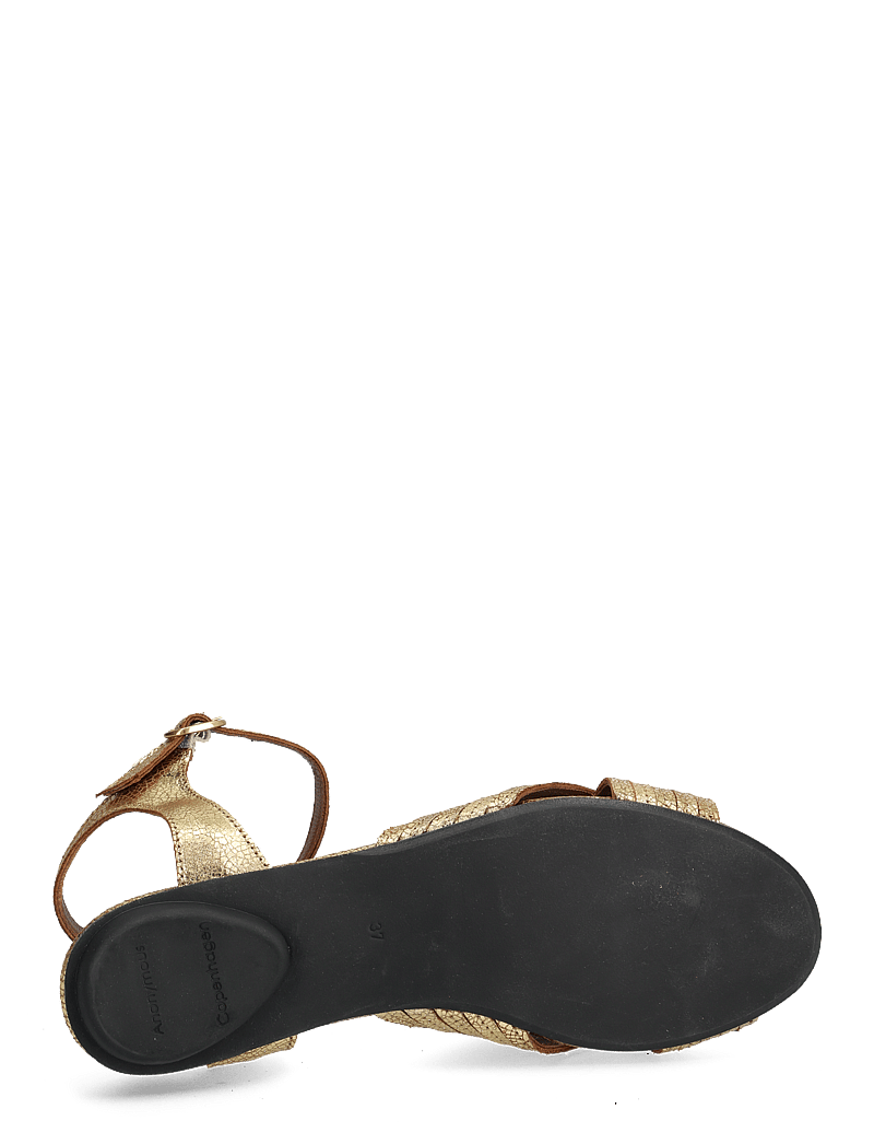 Anonymous Copenhagen - Niabi 10 - flat sandals - crackled metallic goat gold - 4