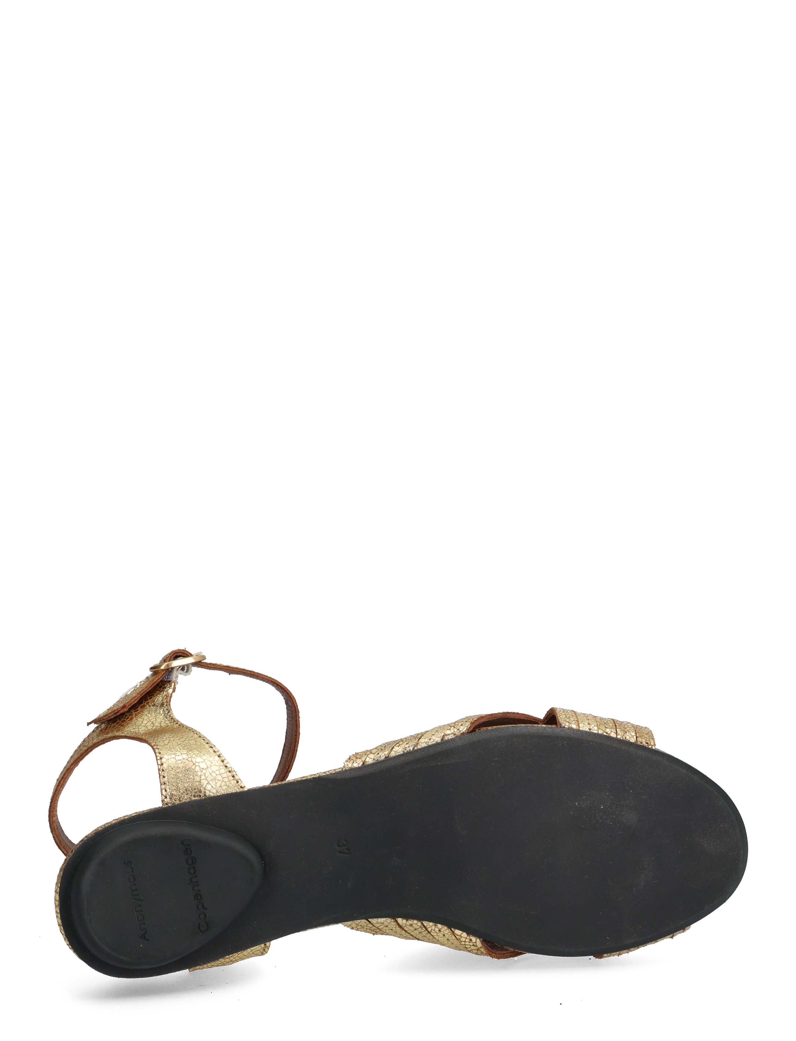 Anonymous Copenhagen - Niabi 10 - flache sandalen - crackled metallic goat gold - 4