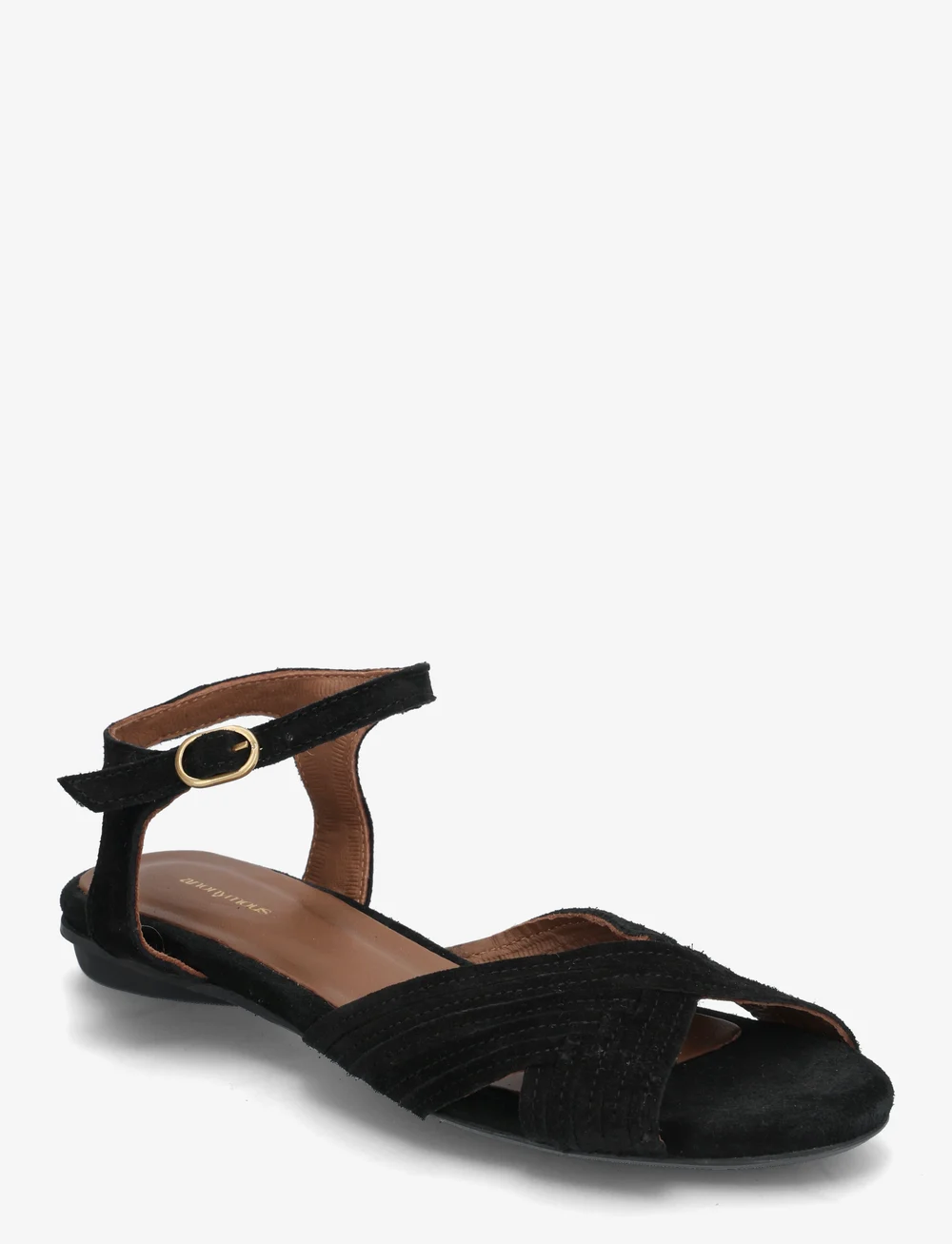 Anonymous Copenhagen - Niabi 10 - flade sandaler - calf suede black - 0