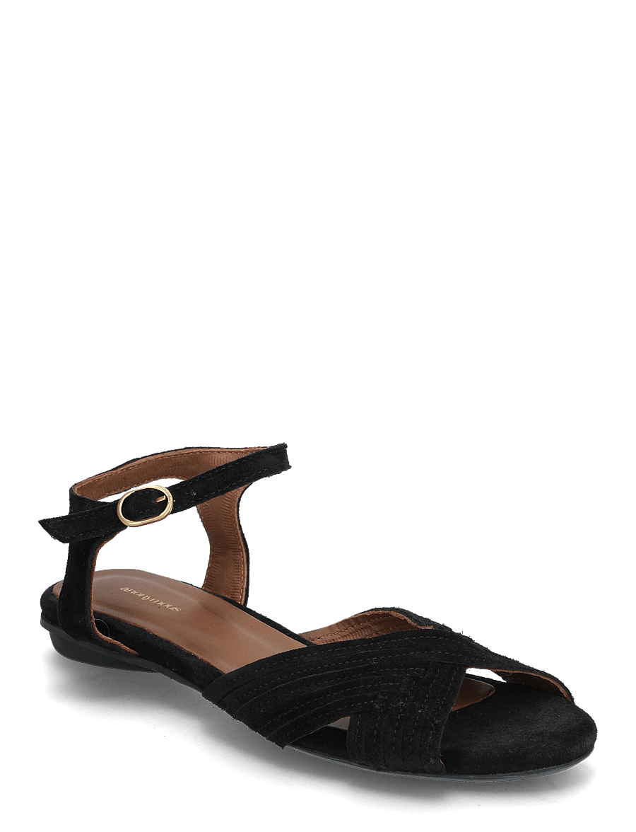 Anonymous Copenhagen - Niabi 10 - sandales plates - calf suede black - 0