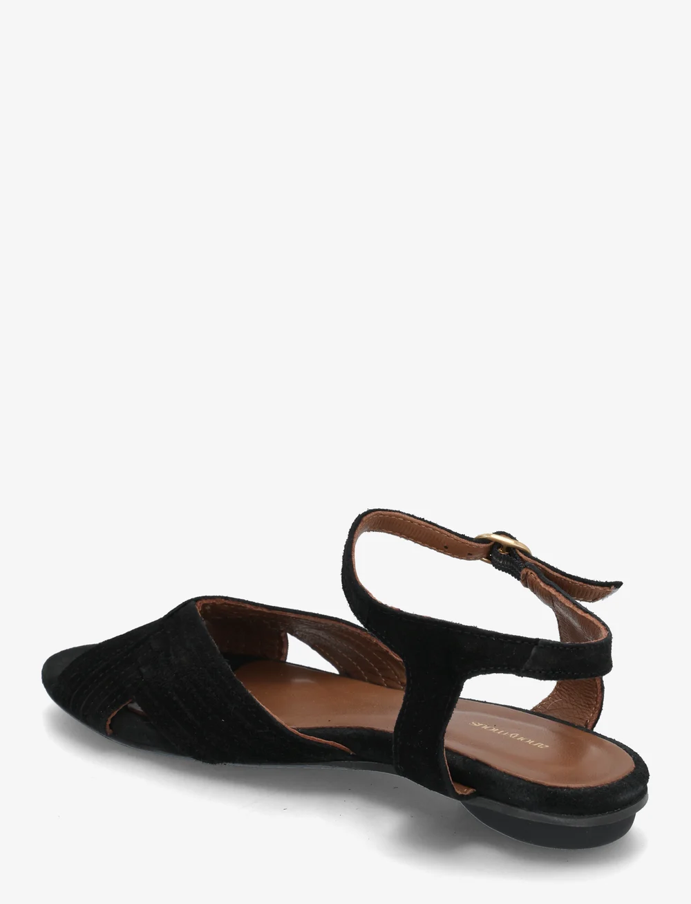 Anonymous Copenhagen - Niabi 10 - flade sandaler - calf suede black - 2