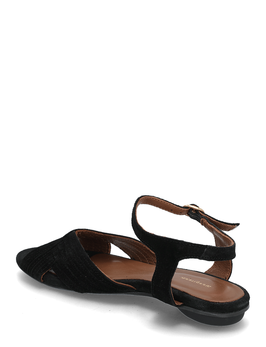 Anonymous Copenhagen - Niabi 10 - sandales plates - calf suede black - 2