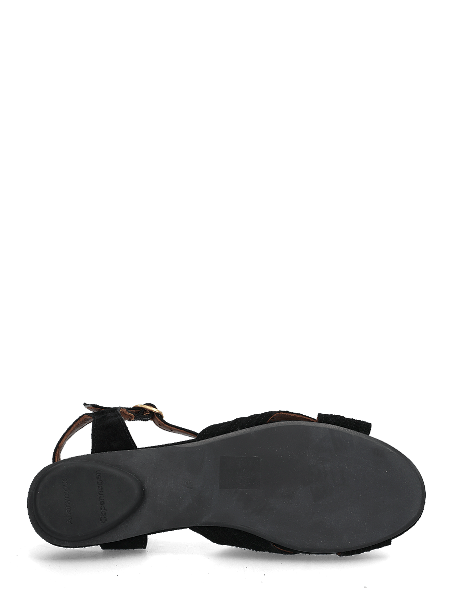 Anonymous Copenhagen - Niabi 10 - sandales plates - calf suede black - 4