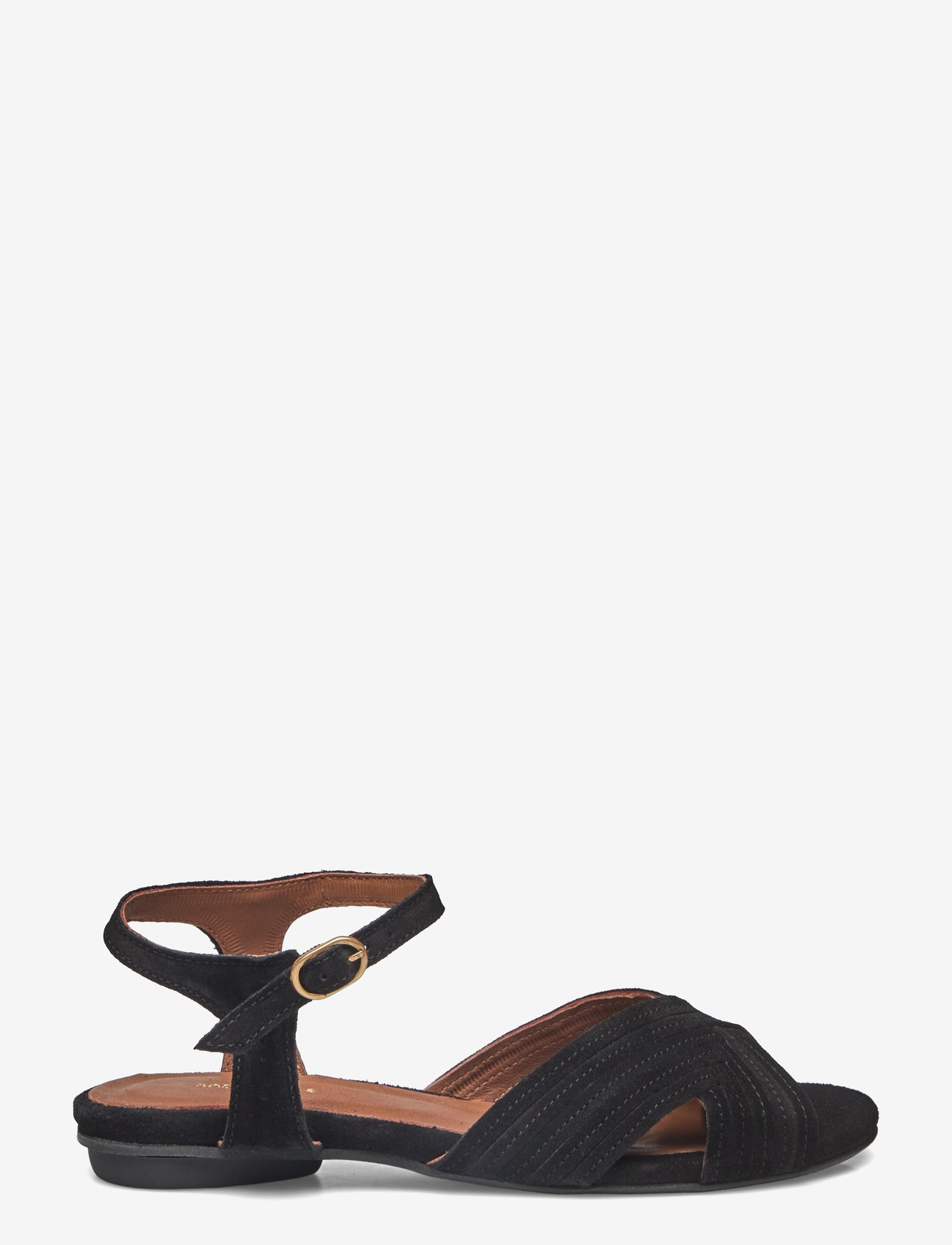 Anonymous Copenhagen - Niabi 10 - flade sandaler - calf suede black - 1