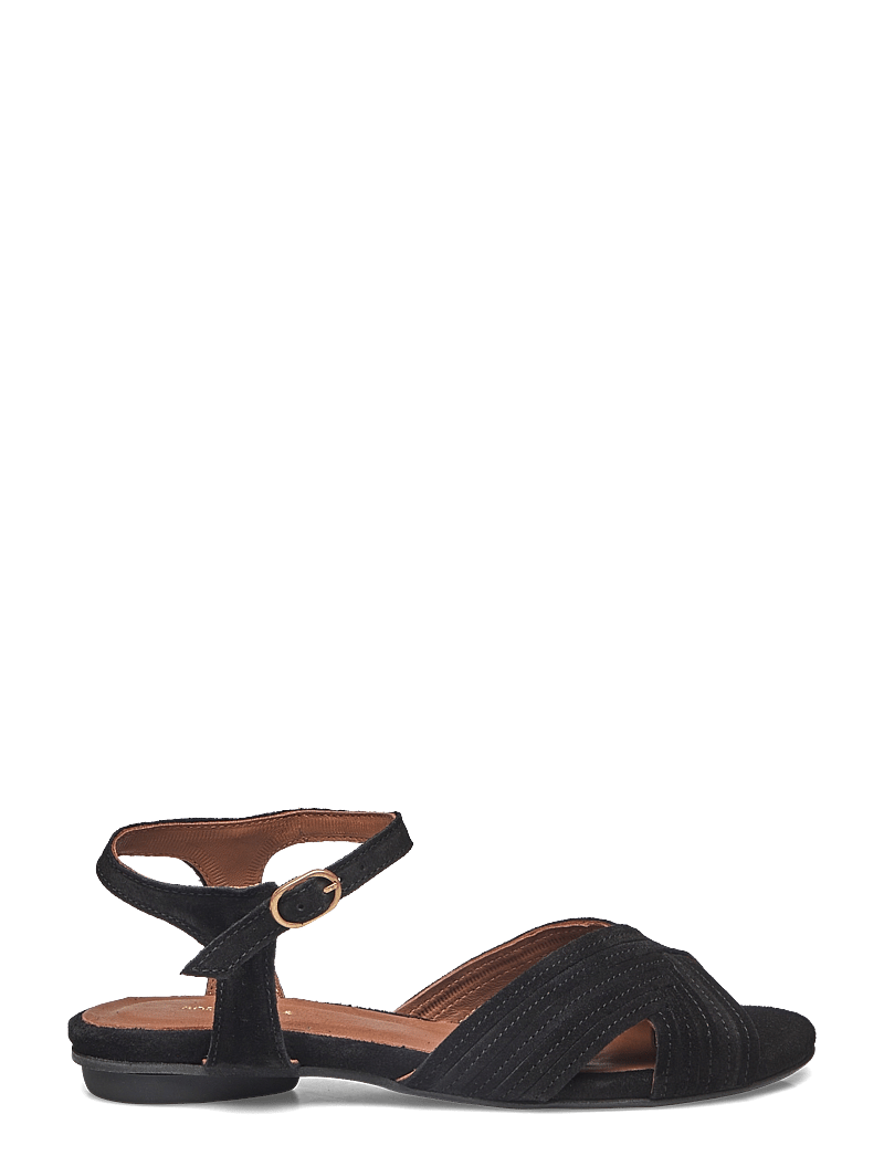 Anonymous Copenhagen - Niabi 10 - flade sandaler - calf suede black - 1