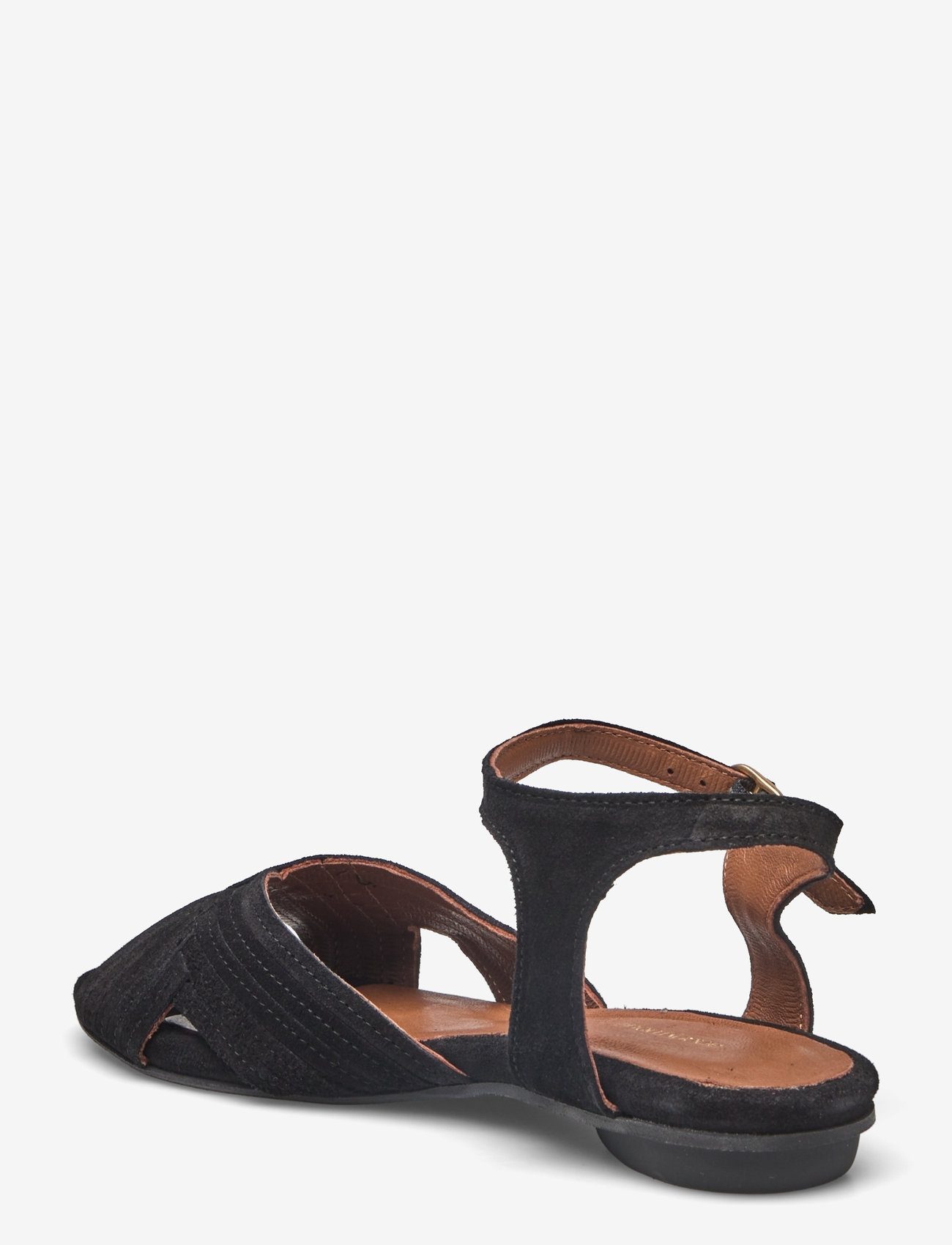 Anonymous Copenhagen - Niabi 10 - flade sandaler - calf suede black - 2