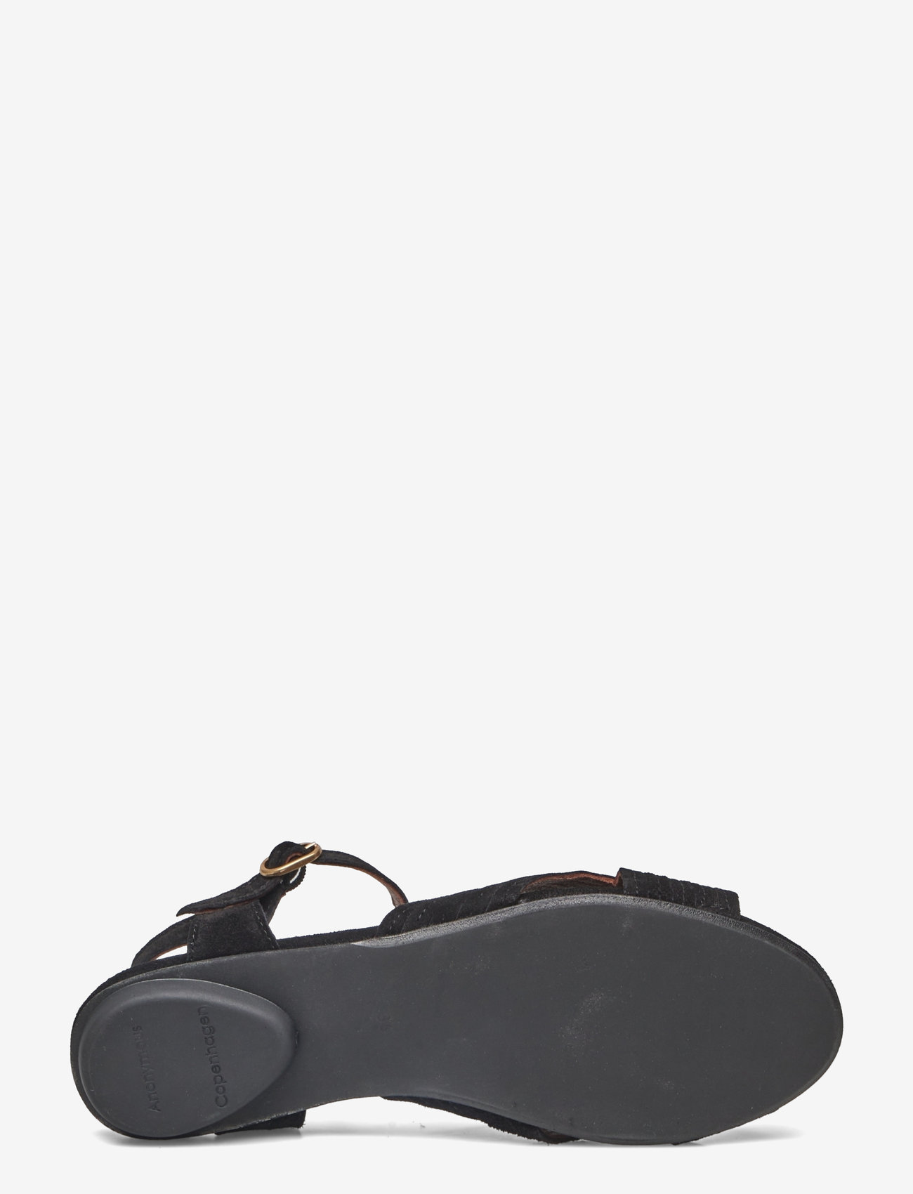 Anonymous Copenhagen - Niabi 10 - flade sandaler - calf suede black - 4