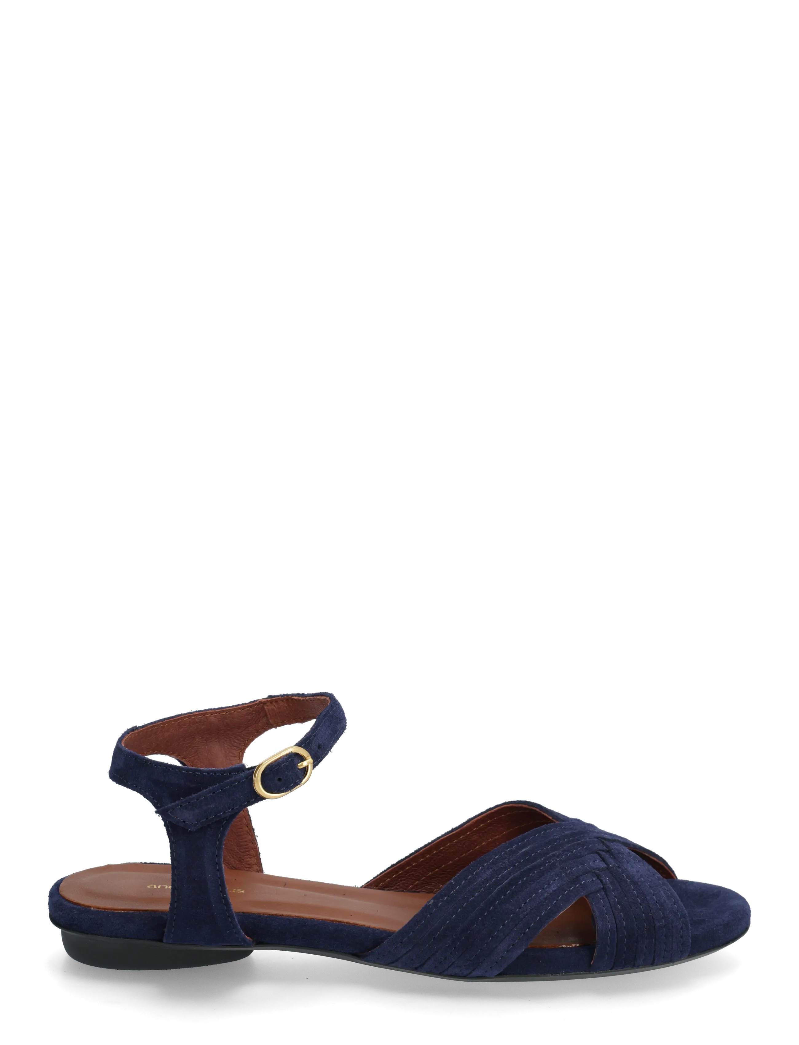 Anonymous Copenhagen - Niabi 10 - flache sandalen - calf suede ink blue - 1