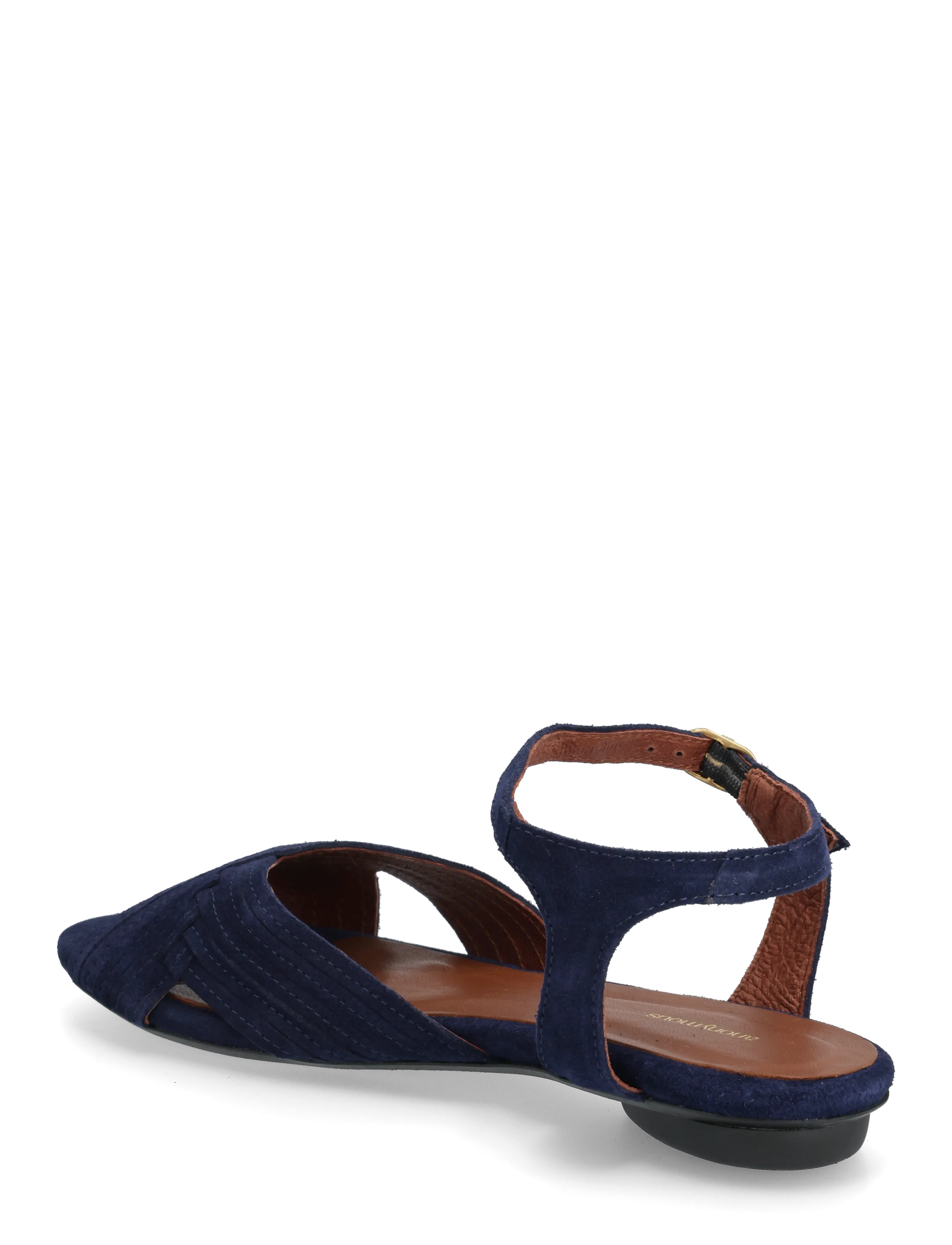 Anonymous Copenhagen - Niabi 10 - flache sandalen - calf suede ink blue - 2