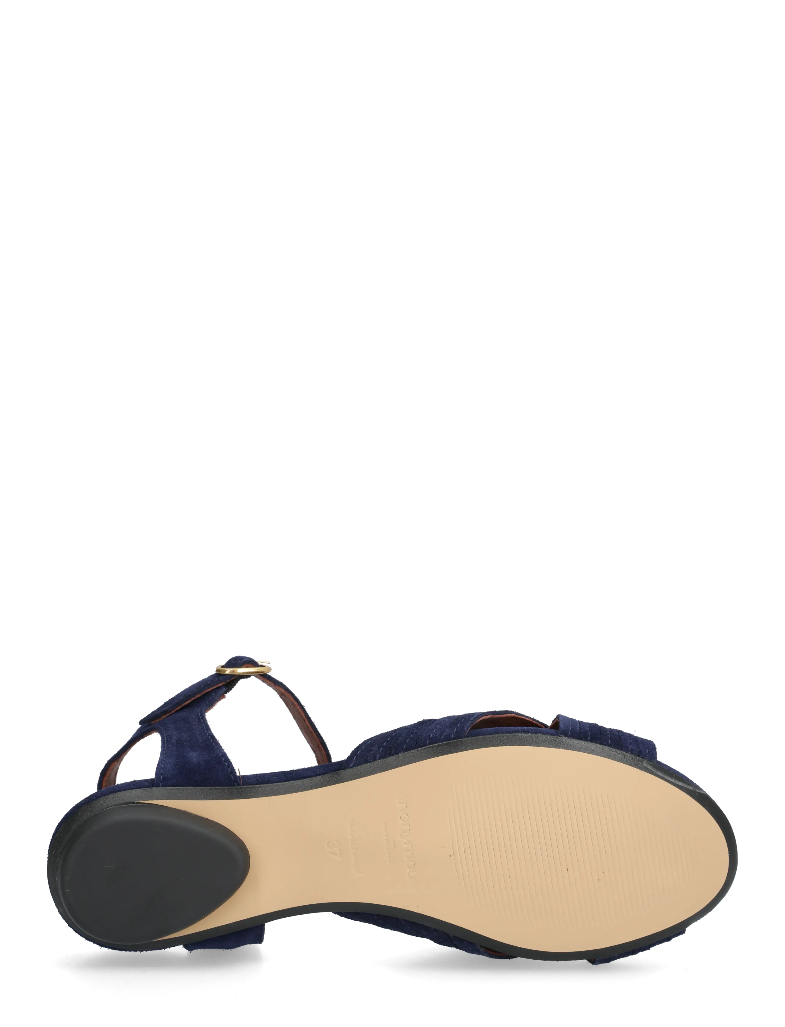 Anonymous Copenhagen - Niabi 10 - flache sandalen - calf suede ink blue - 4
