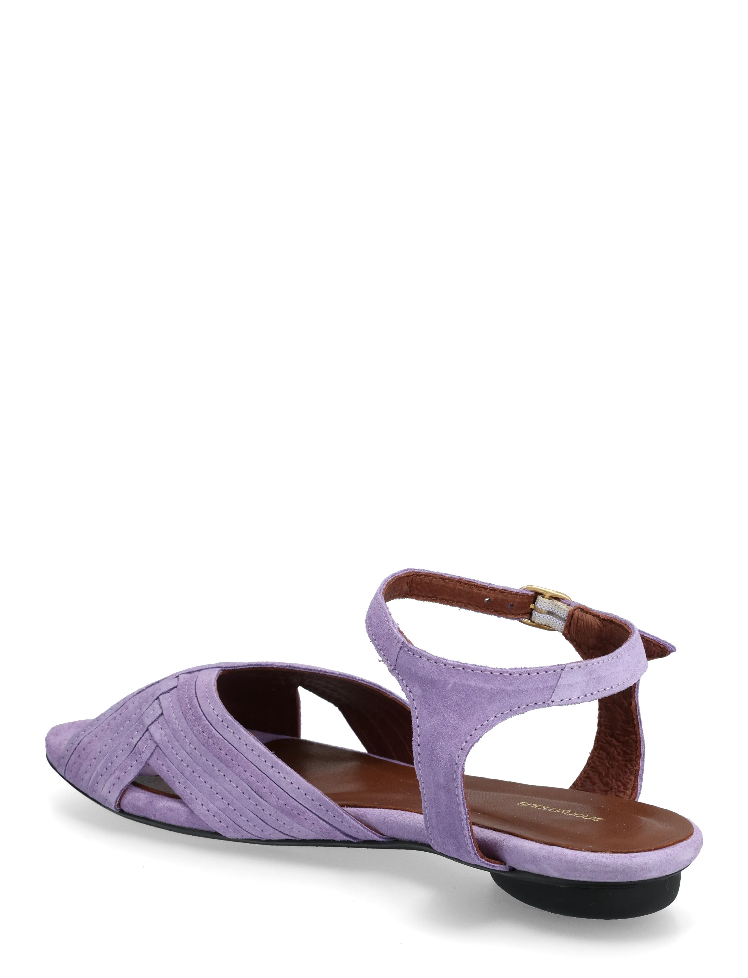 Anonymous Copenhagen - Niabi 10 - lygiapadės basutės - calf suede lavender ice - 2
