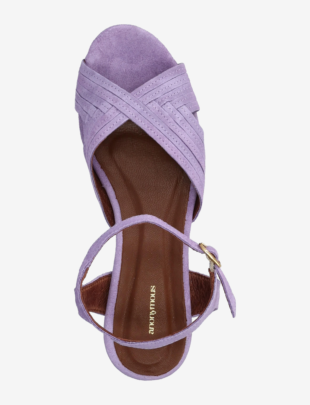 Anonymous Copenhagen - Niabi 10 - sandales plates - calf suede lavender ice - 3
