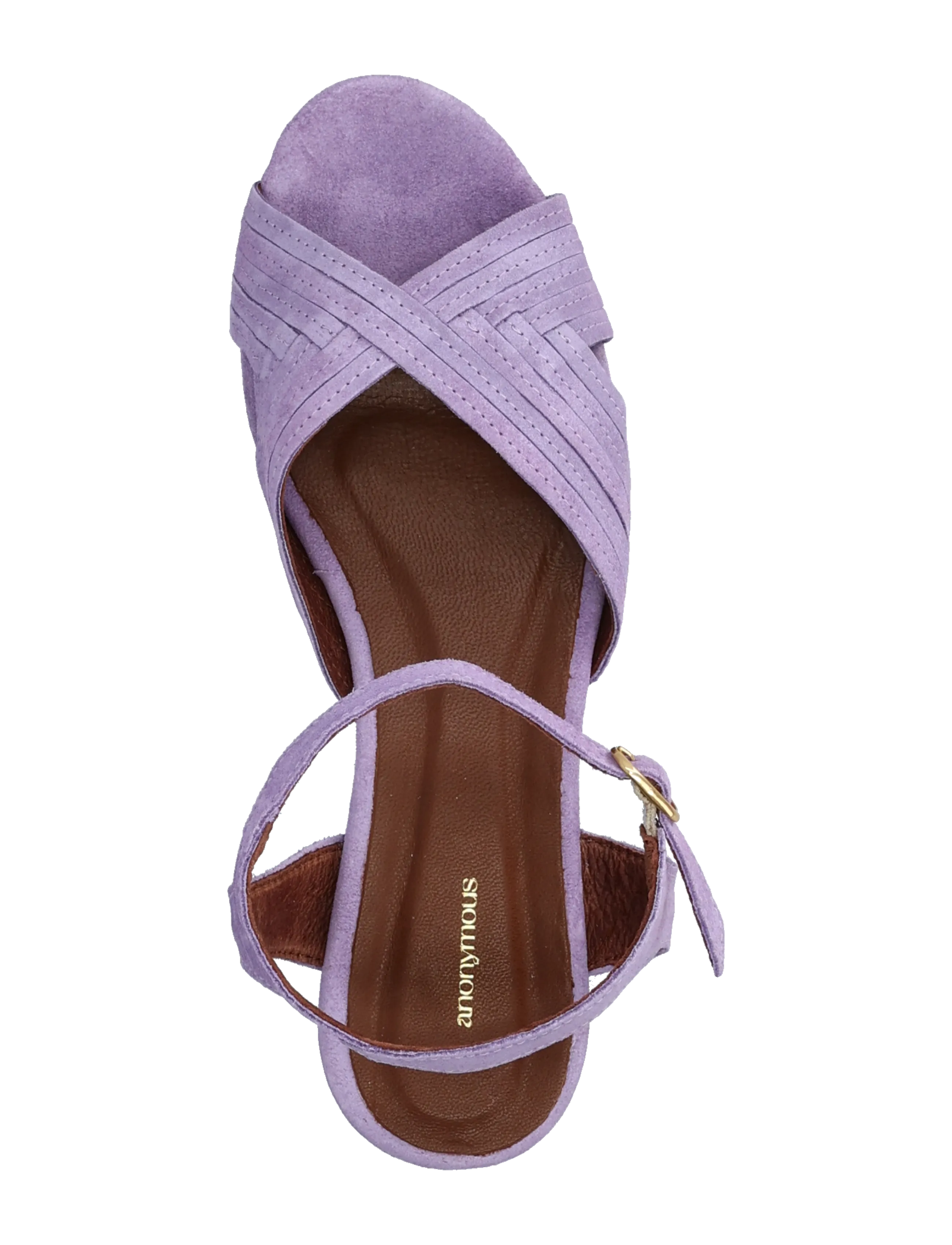 Anonymous Copenhagen - Niabi 10 - lygiapadės basutės - calf suede lavender ice - 3
