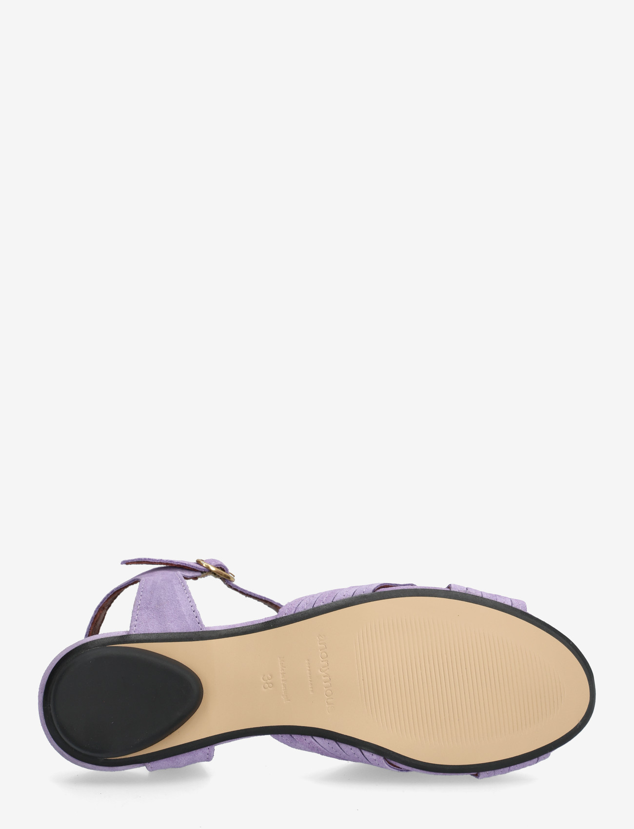 Anonymous Copenhagen - Niabi 10 - sandales plates - calf suede lavender ice - 4