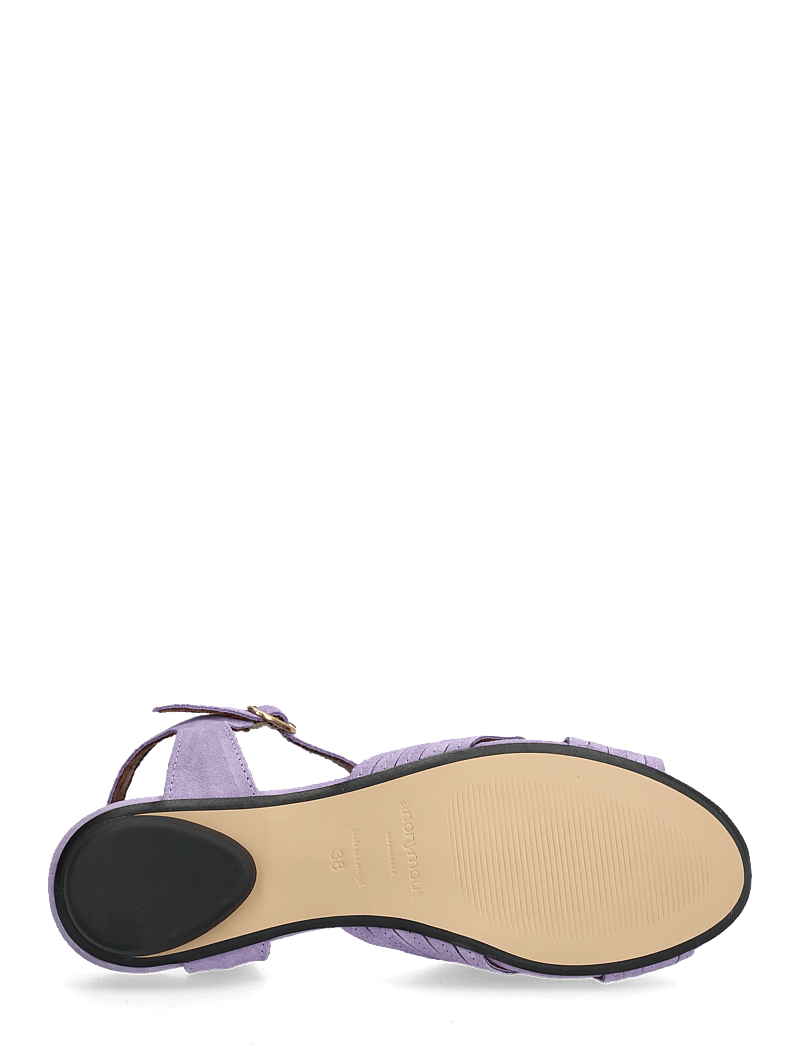 Anonymous Copenhagen - Niabi 10 - sandales plates - calf suede lavender ice - 4