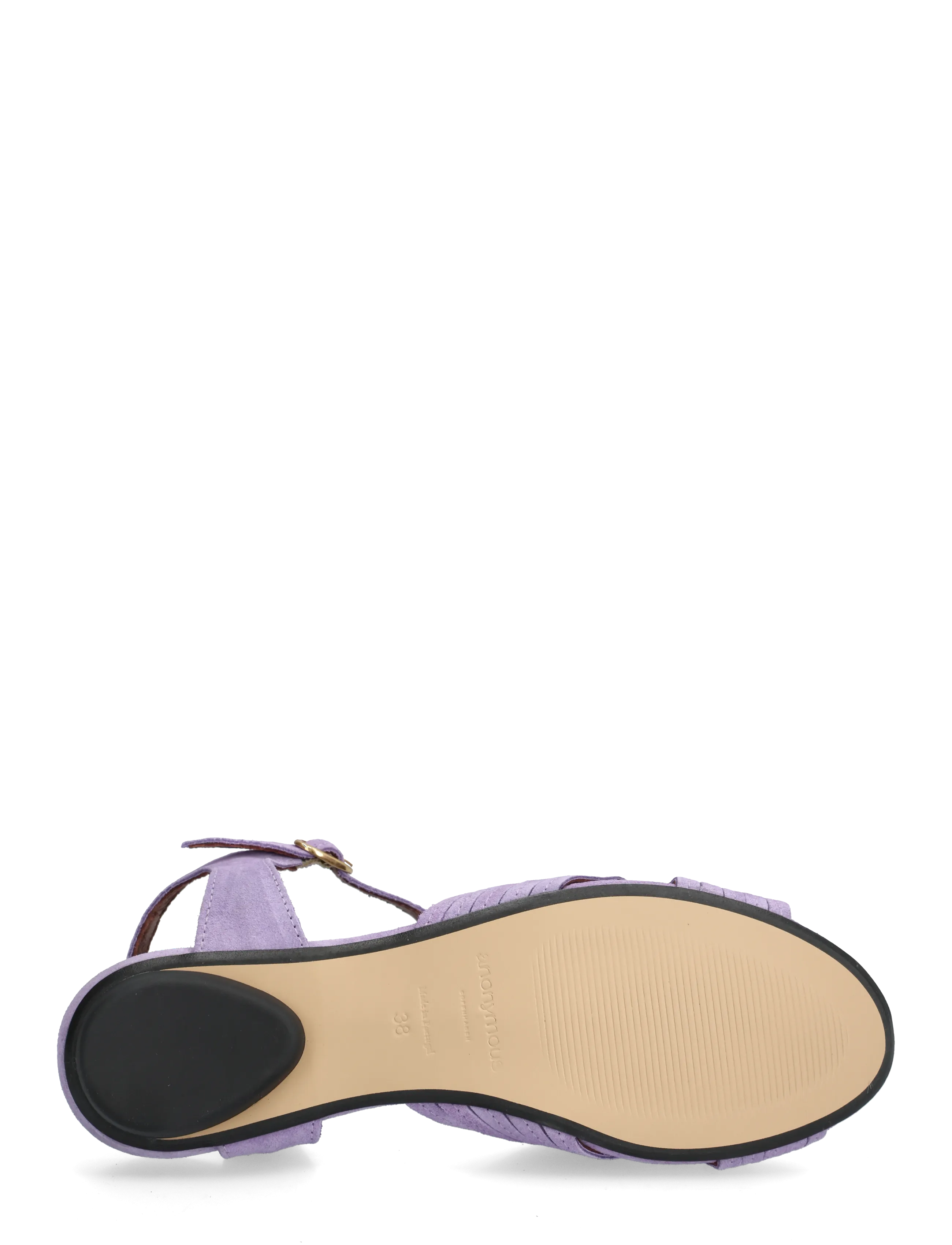 Anonymous Copenhagen - Niabi 10 - lygiapadės basutės - calf suede lavender ice - 4