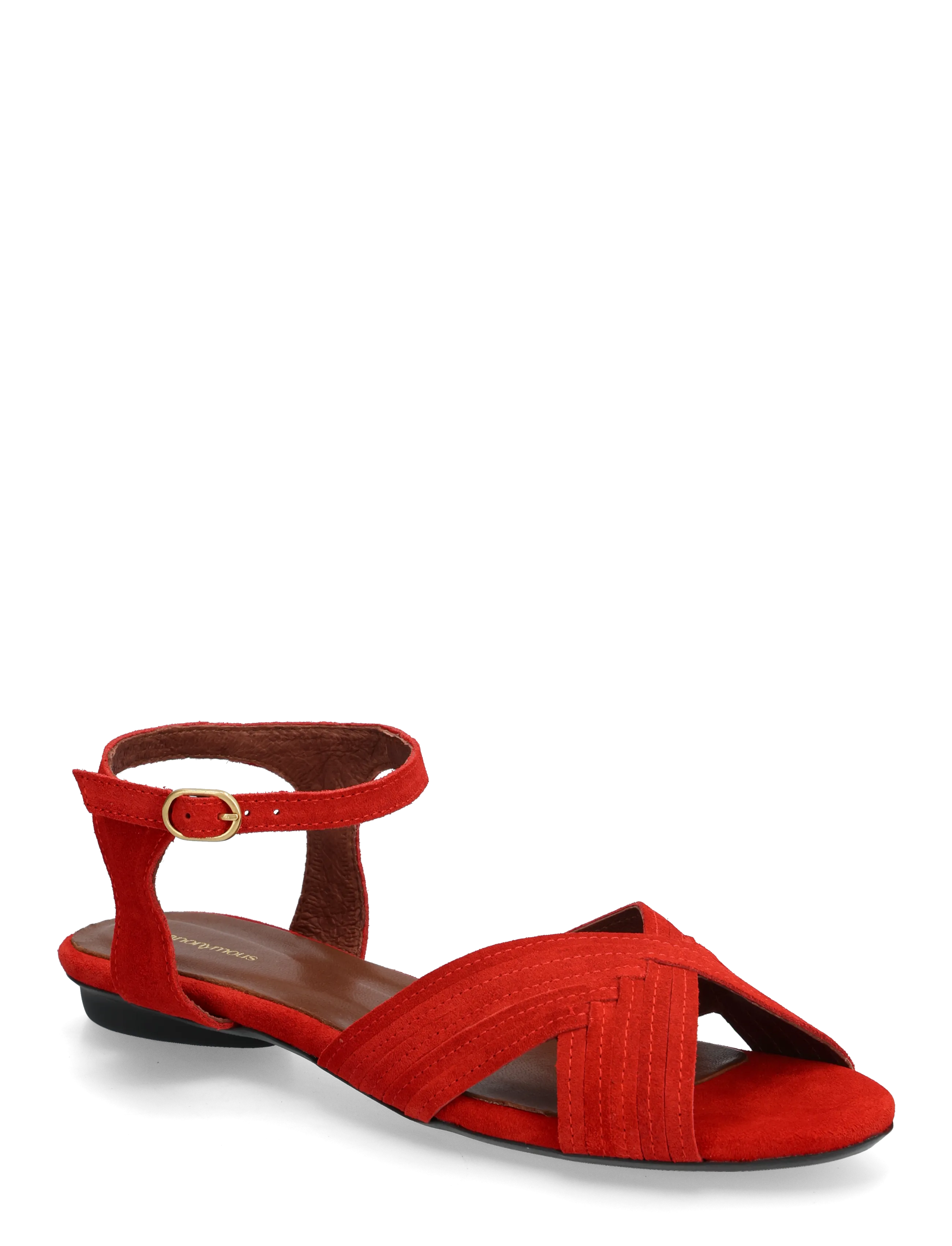 Anonymous Copenhagen Niabi 10 - Sandaler - CALF SUEDE RUBY RED / red