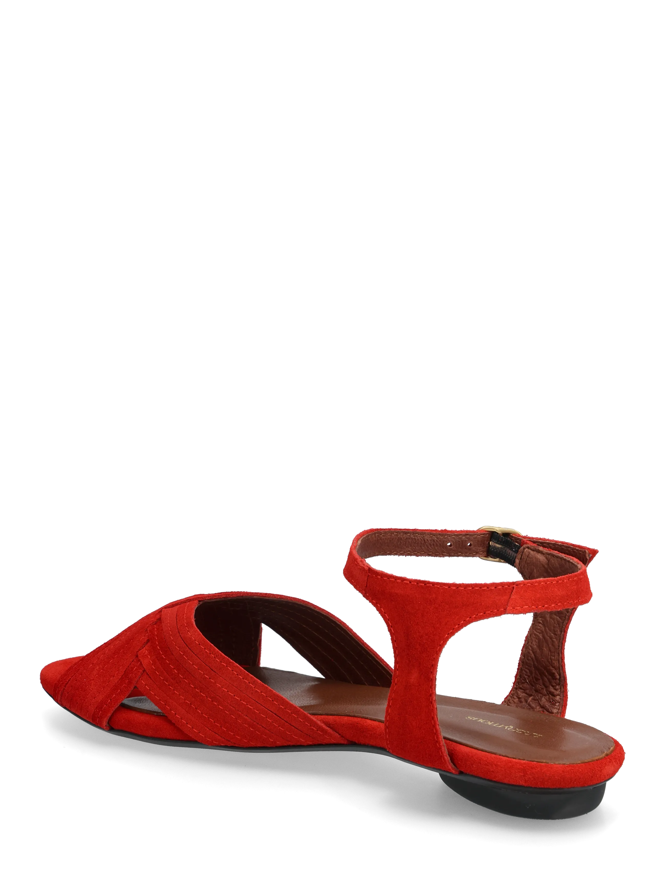 Anonymous Copenhagen - Niabi 10 - flade sandaler - calf suede ruby red - 2