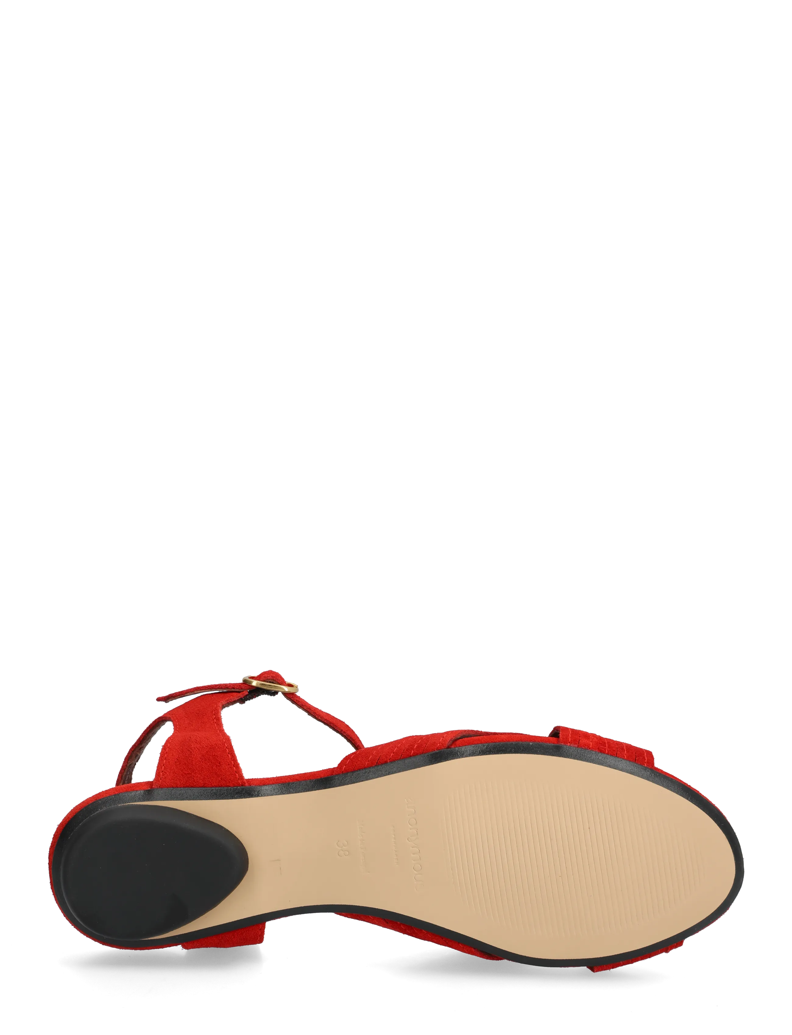 Anonymous Copenhagen - Niabi 10 - flade sandaler - calf suede ruby red - 4