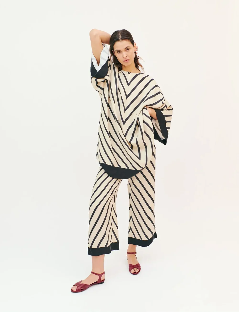 Anonymous Copenhagen - Niabi 10 - platta sandaler - shiny lamb pomegranate - 0