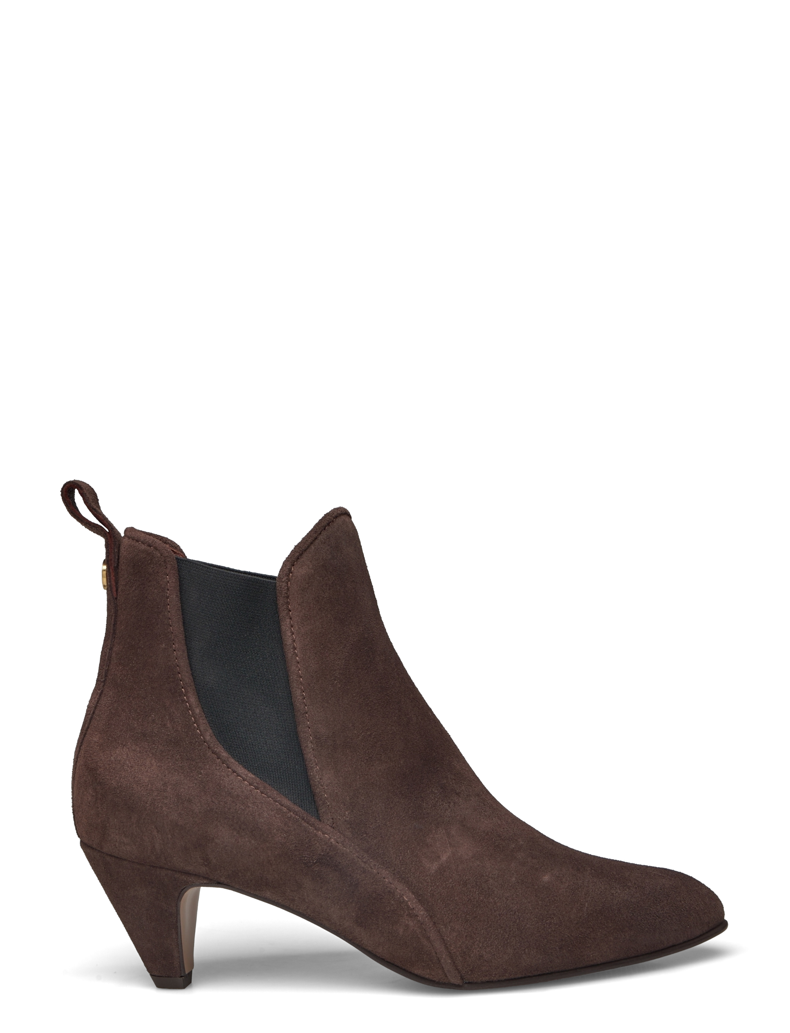 Anonymous Copenhagen - Rikley - ankelboots med hæl - calf suede coffee brown - 1