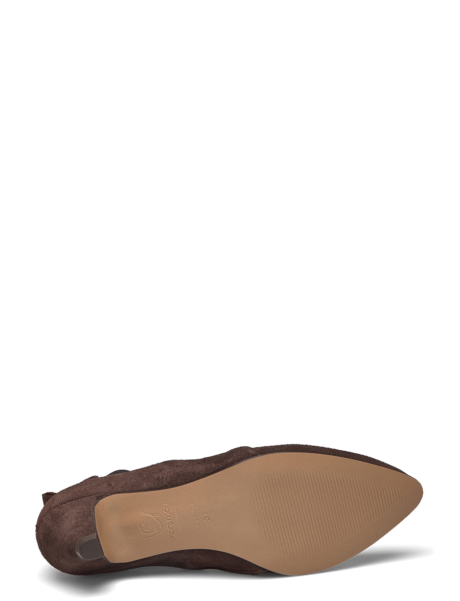 Anonymous Copenhagen - Rikley - ankelboots med hæl - calf suede coffee brown - 4