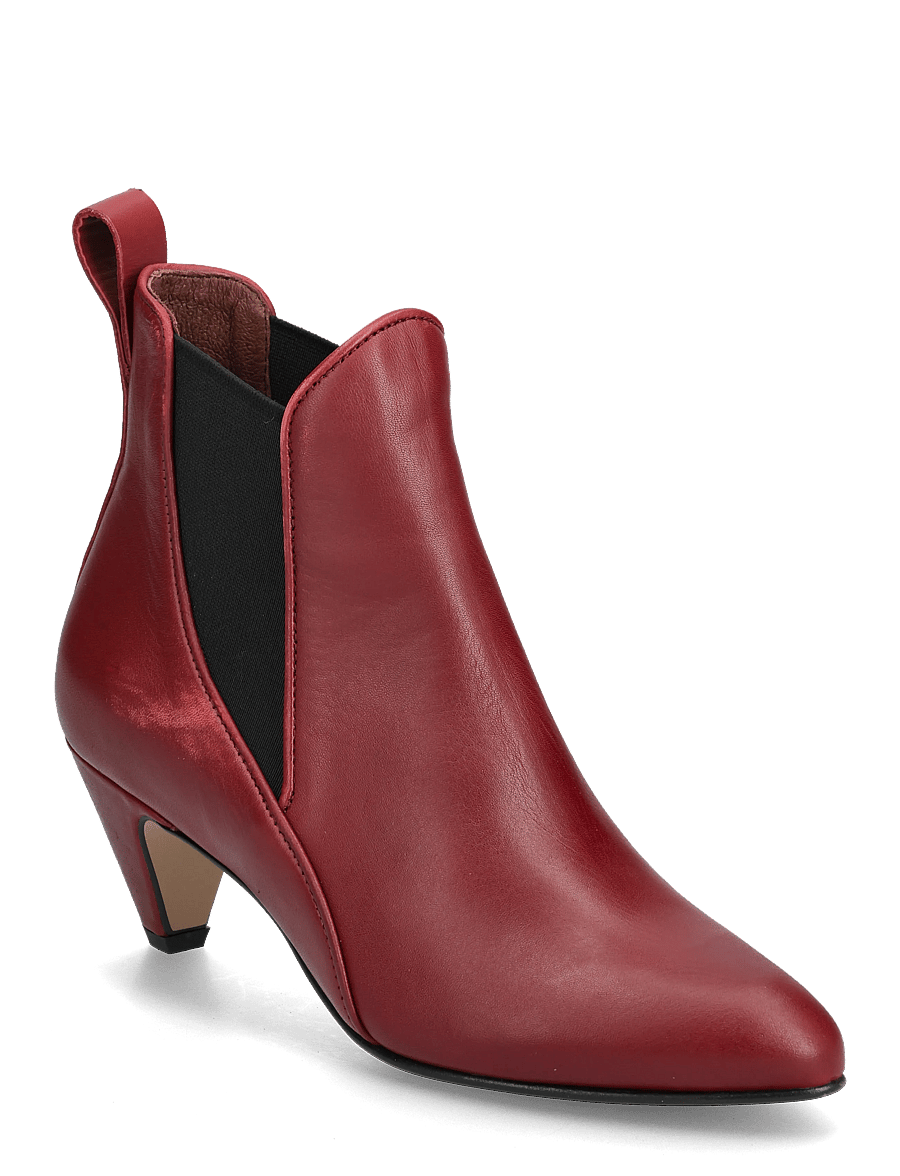 Anonymous Copenhagen - Rikley - augstpapēžu puszābaki - soft calf pomegranate - 0