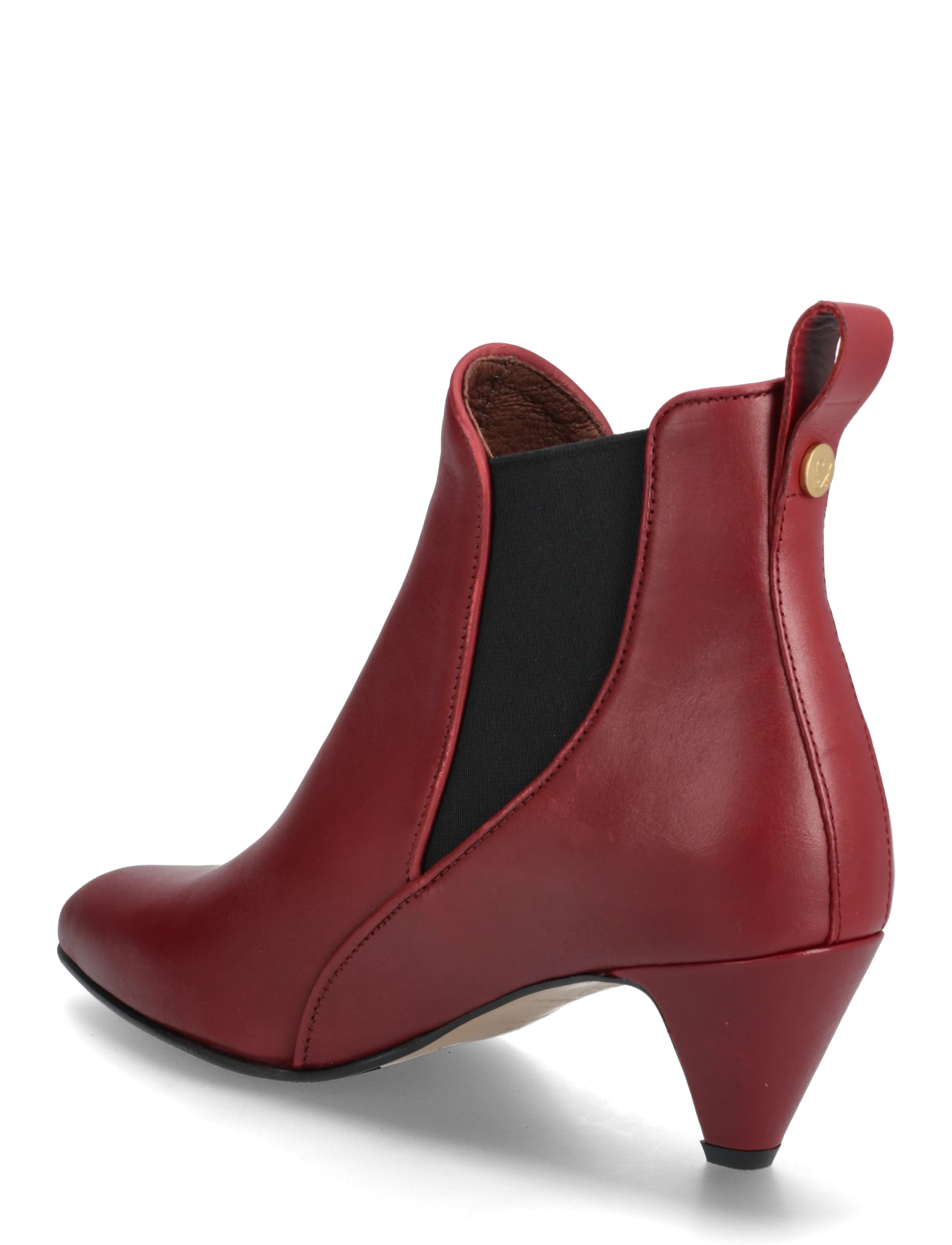 Anonymous Copenhagen - Rikley - høj hæl - soft calf pomegranate - 2